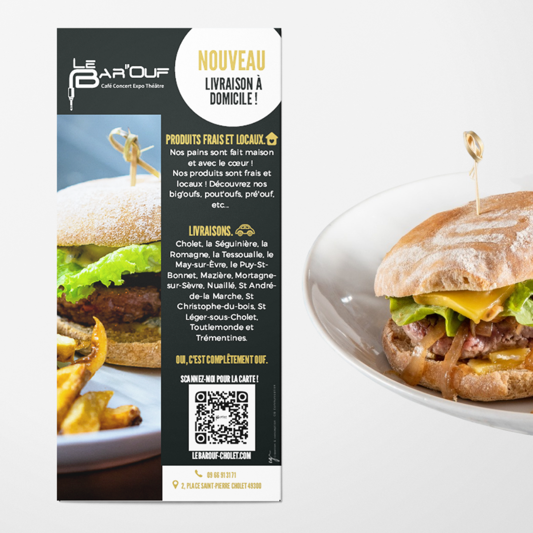 Flyers pour le Bar'Ouf Cholet