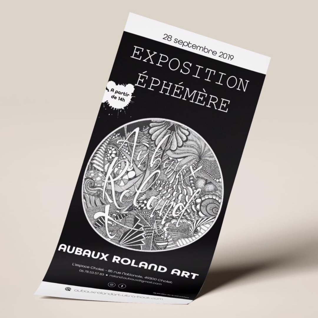 Flyer Roland Aubaux Art