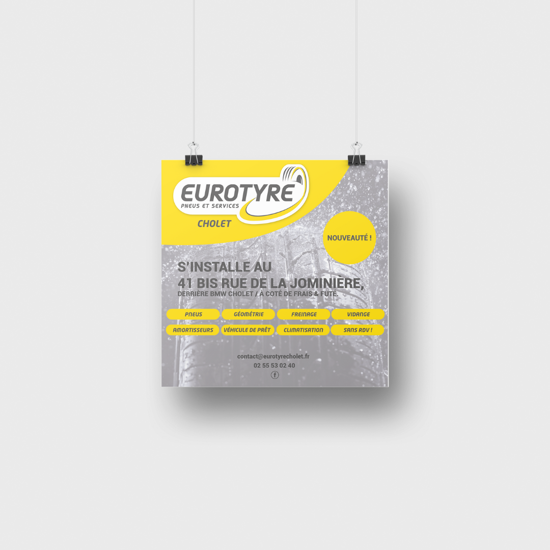 Affichage EUROTYRE CHOLET