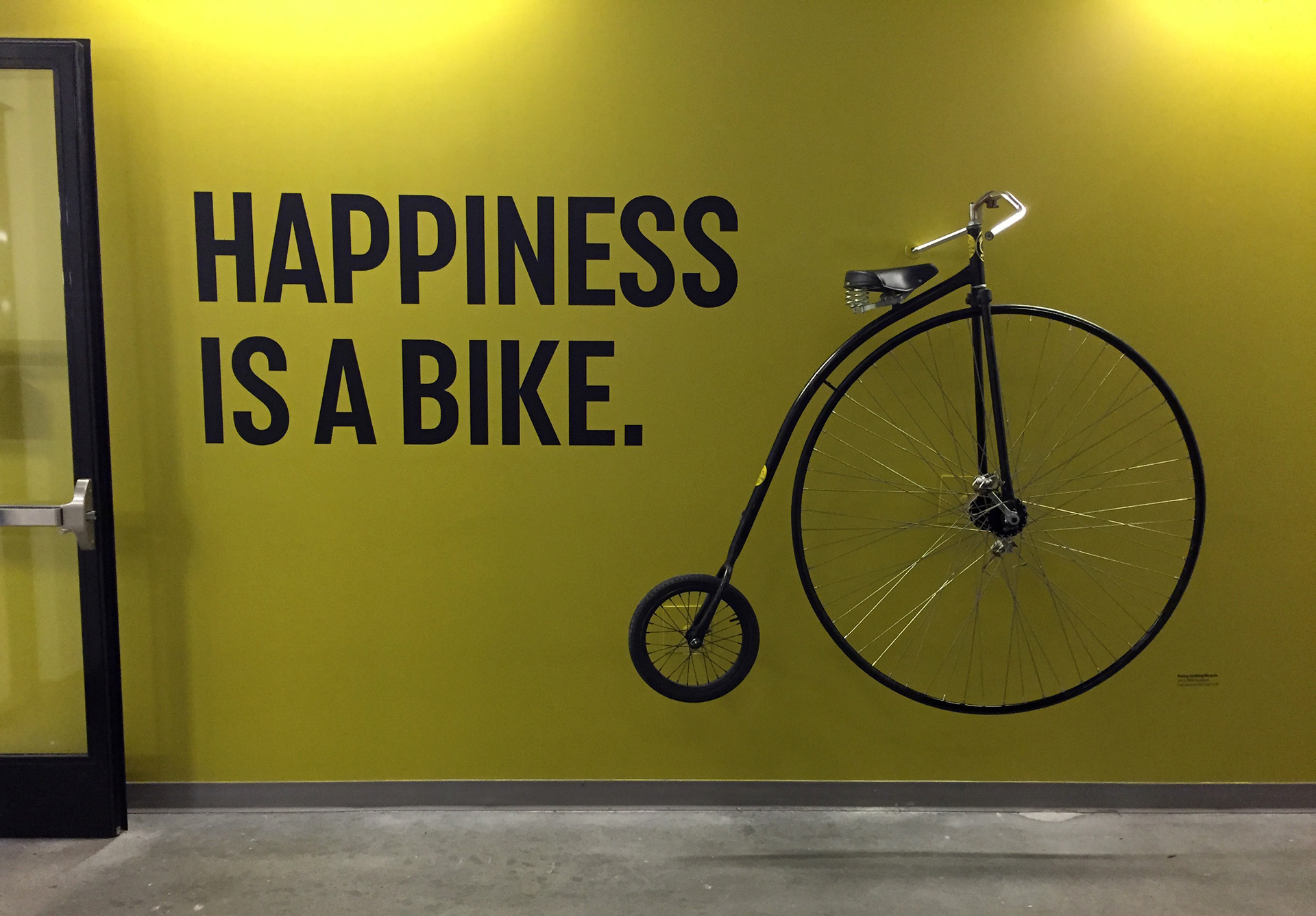 Bike room entrance design