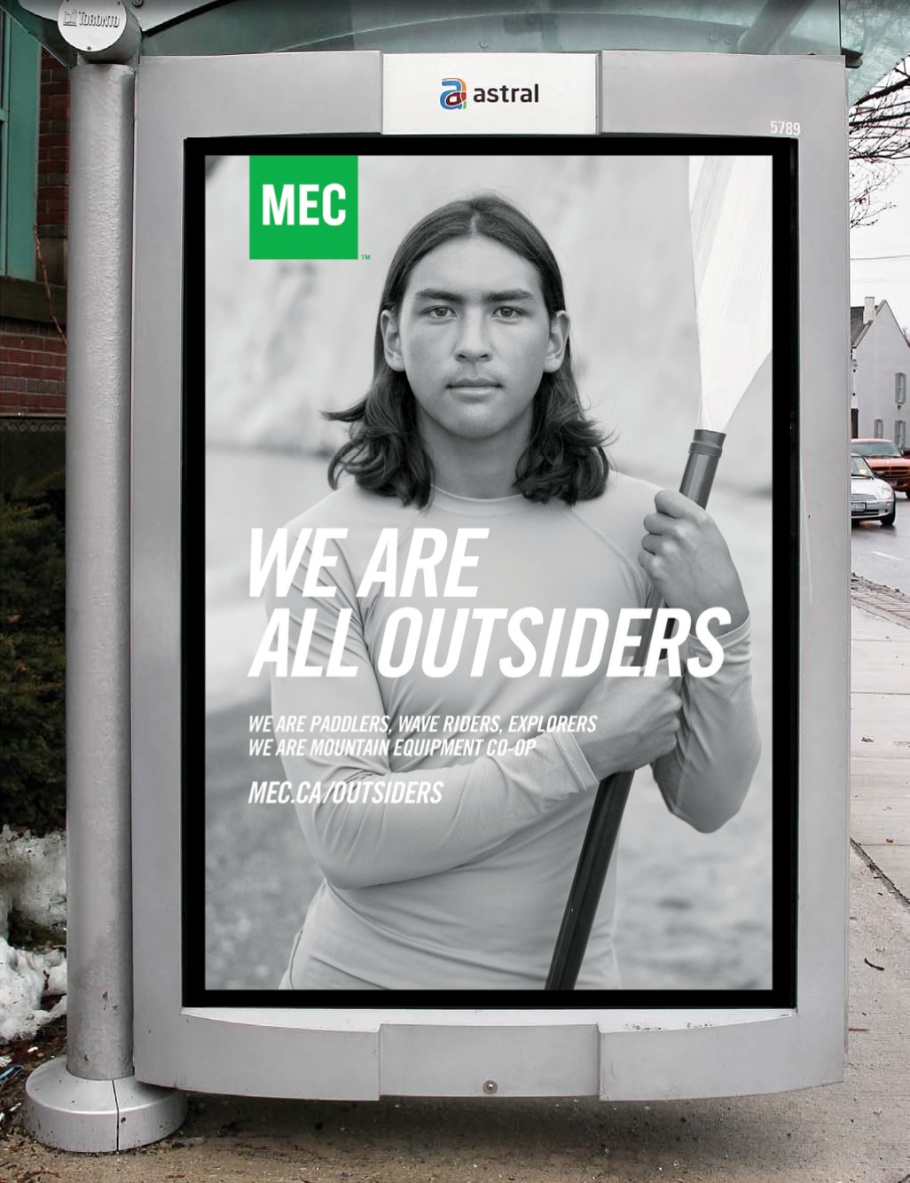 Rebrand transit ad design | paddling