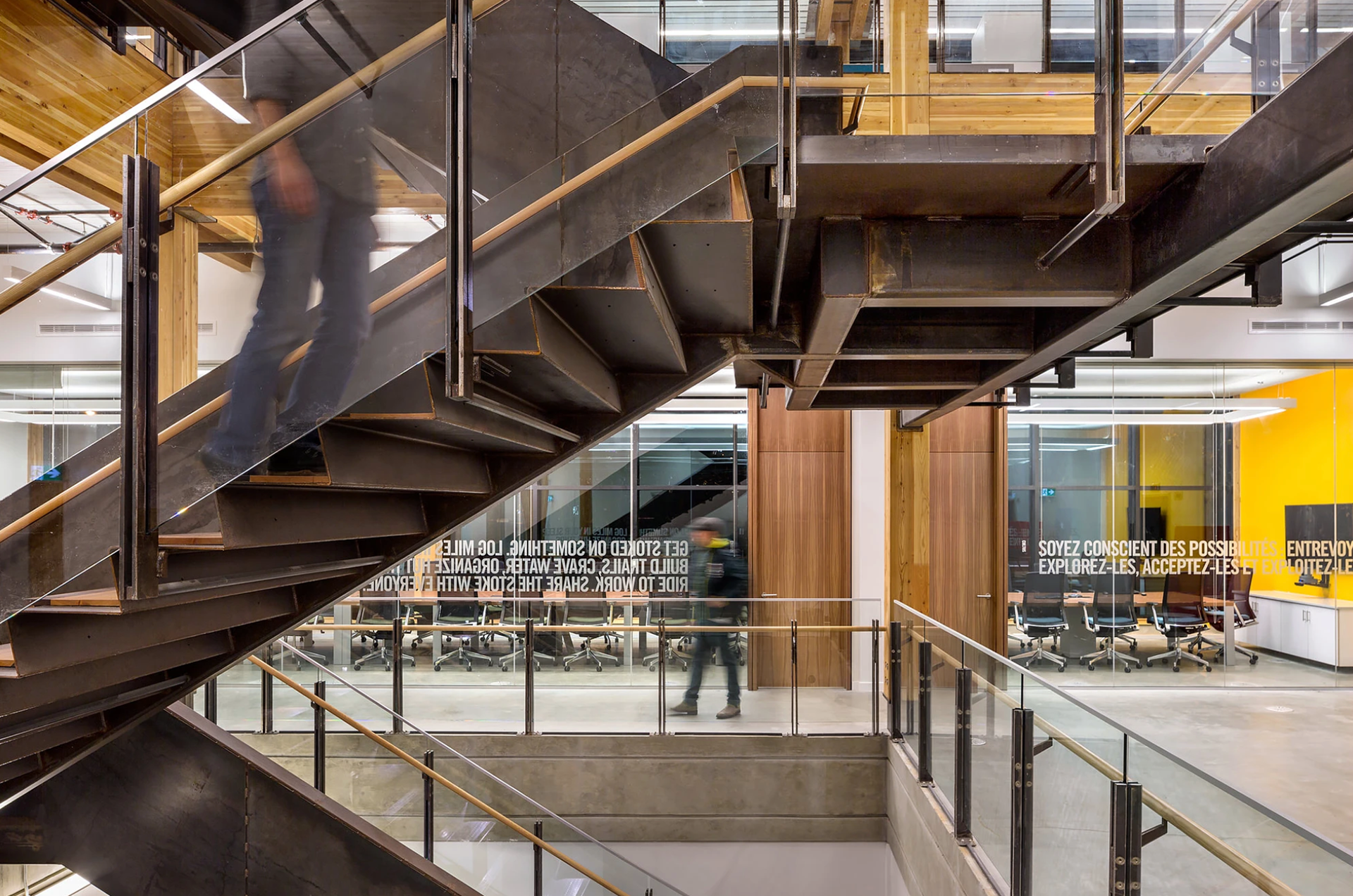 Typographic design for meeting rooms