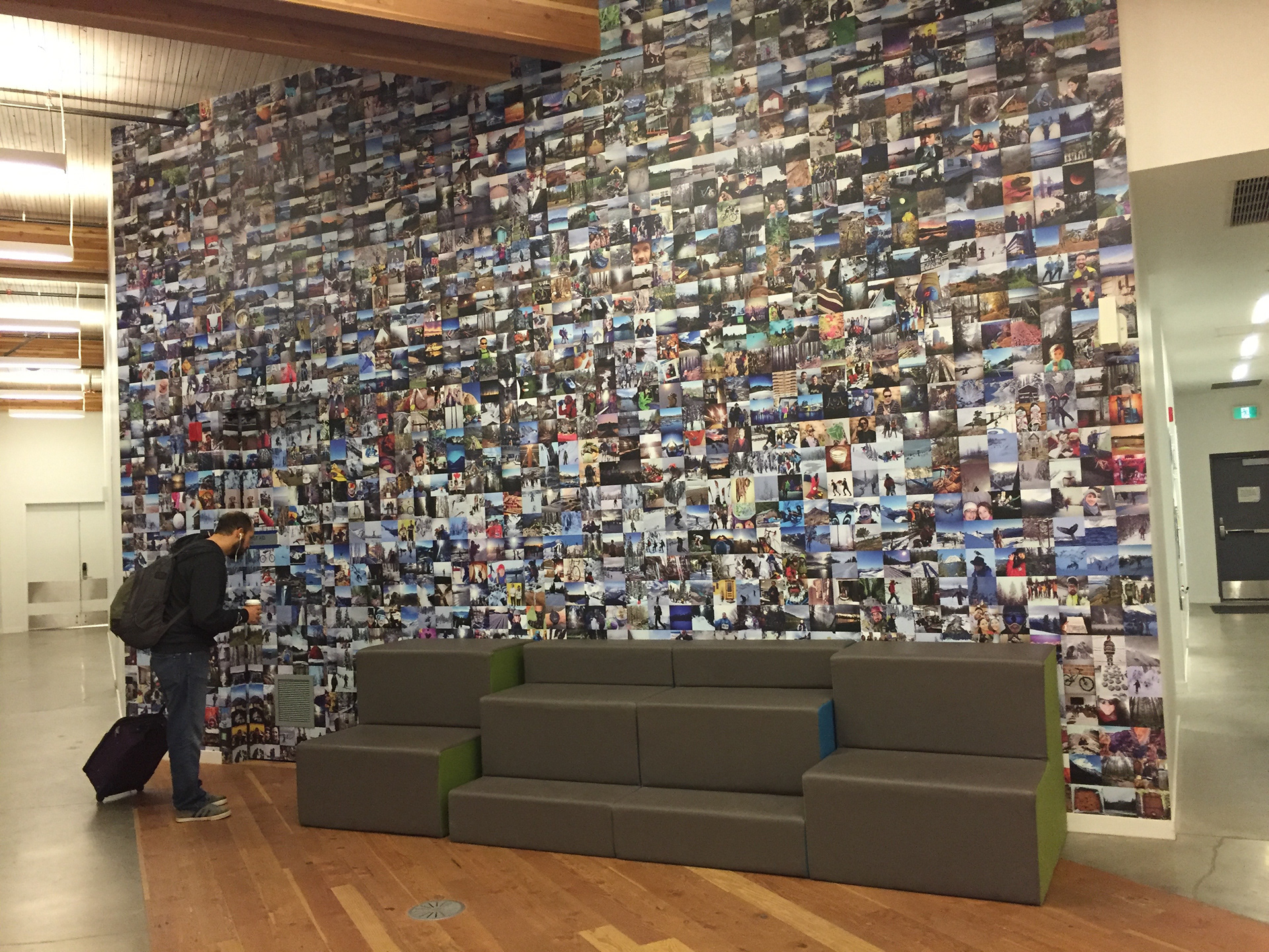 detail, Instagram photo wall