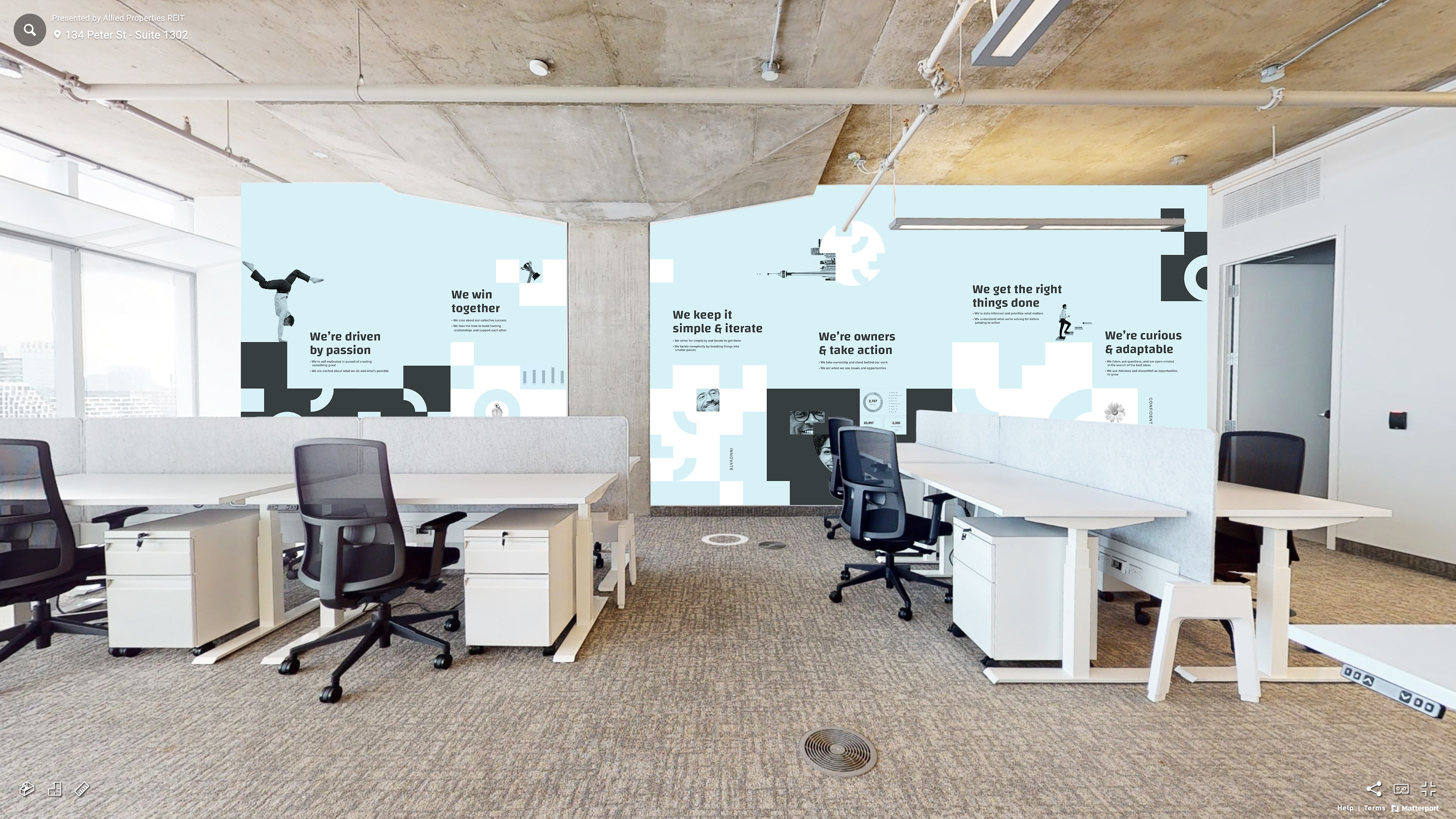 Core Values Wall Graphics Installation