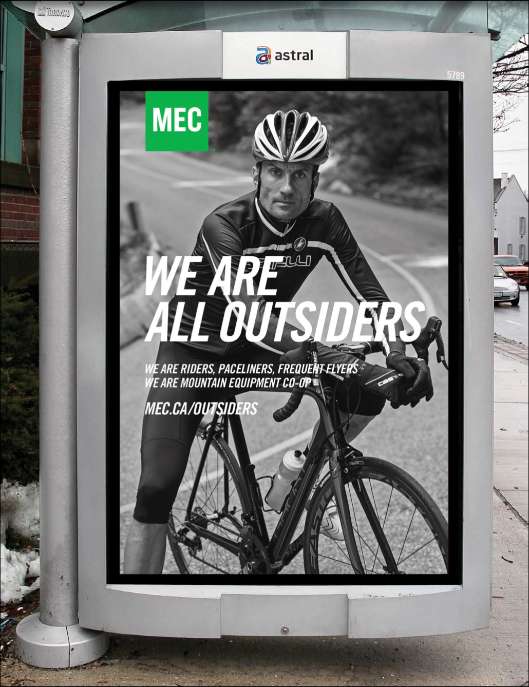 Rebrand transit ad design | cycling