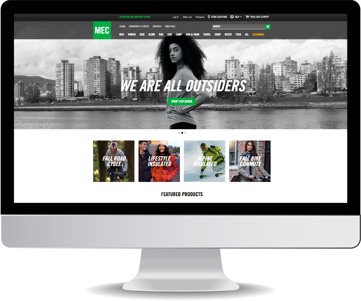 Rebrand campaign homepage hero | Running