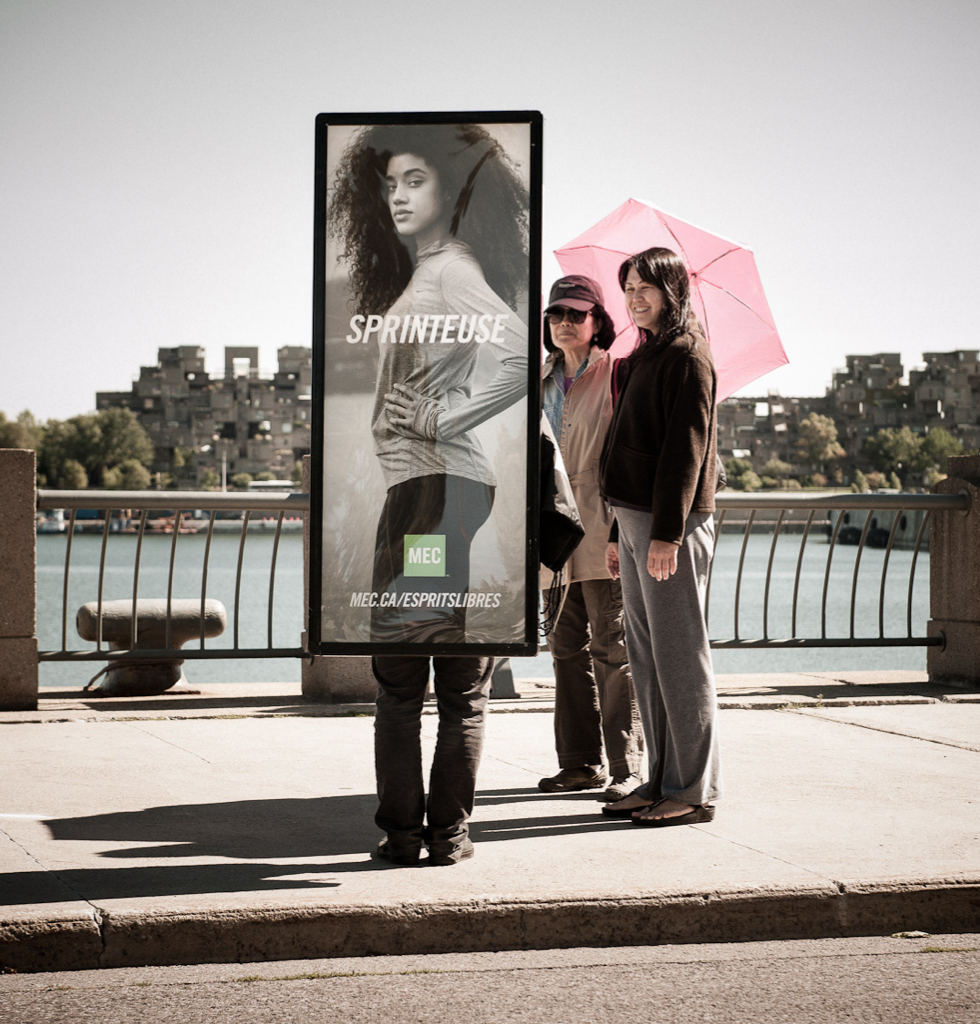 Rebrand mobile ad design | French