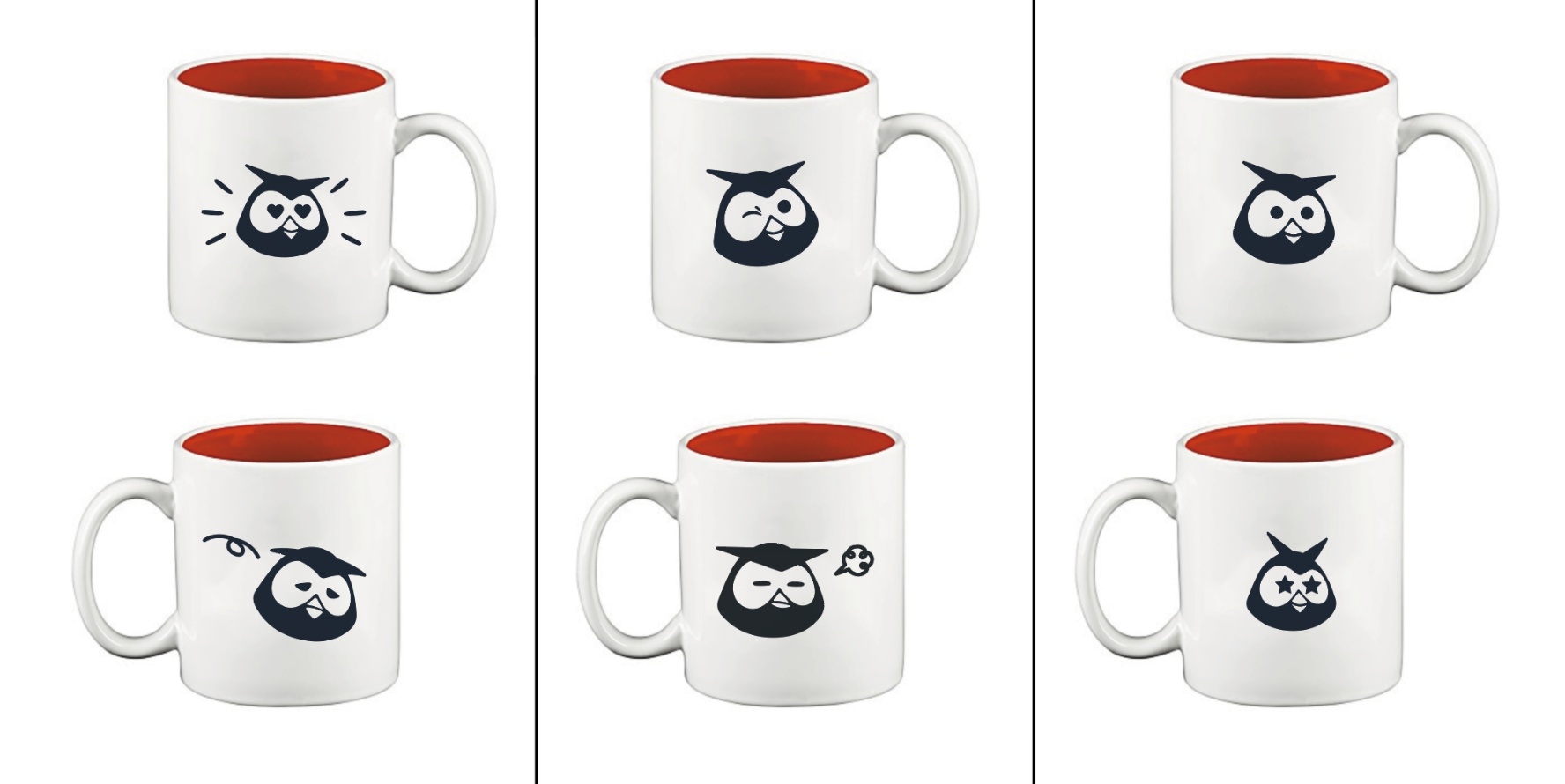Expressive office mugs for all kinds of days
