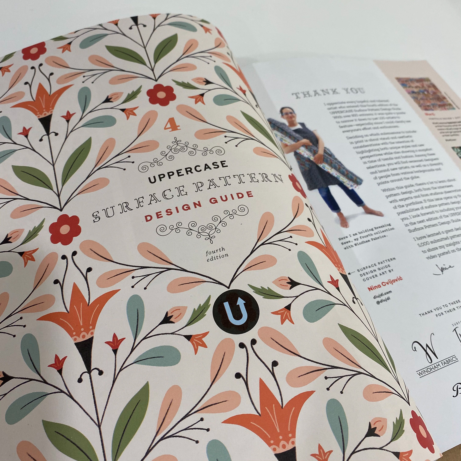 Proud to be included in the design guide of Uppercase Magazine, issue 49