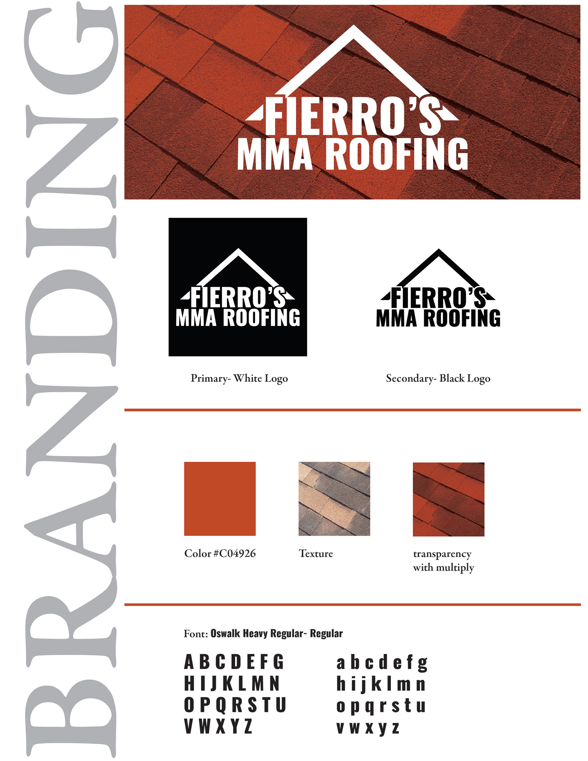 Client needed an identity for his new business with logo, no printing needed