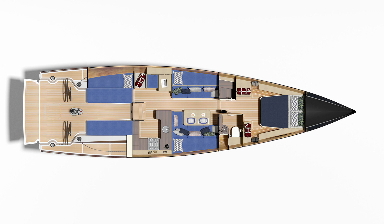 Rendering by Dibley Yacht Design