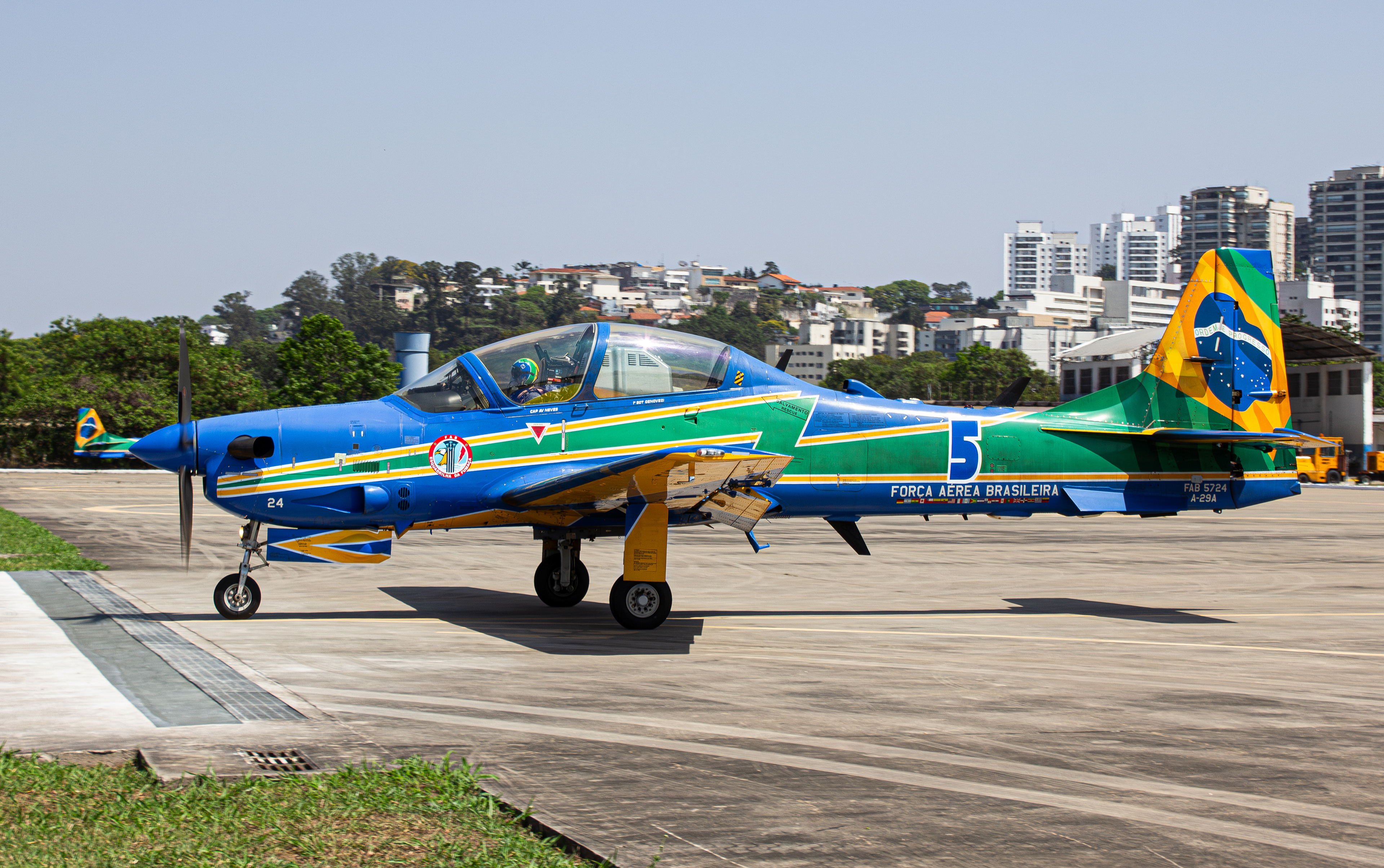EMBRAER A29 SUPER TUCANO EDA #5 - PAMA SP FAB5724 ACIDENTADO EM 30/07/2025