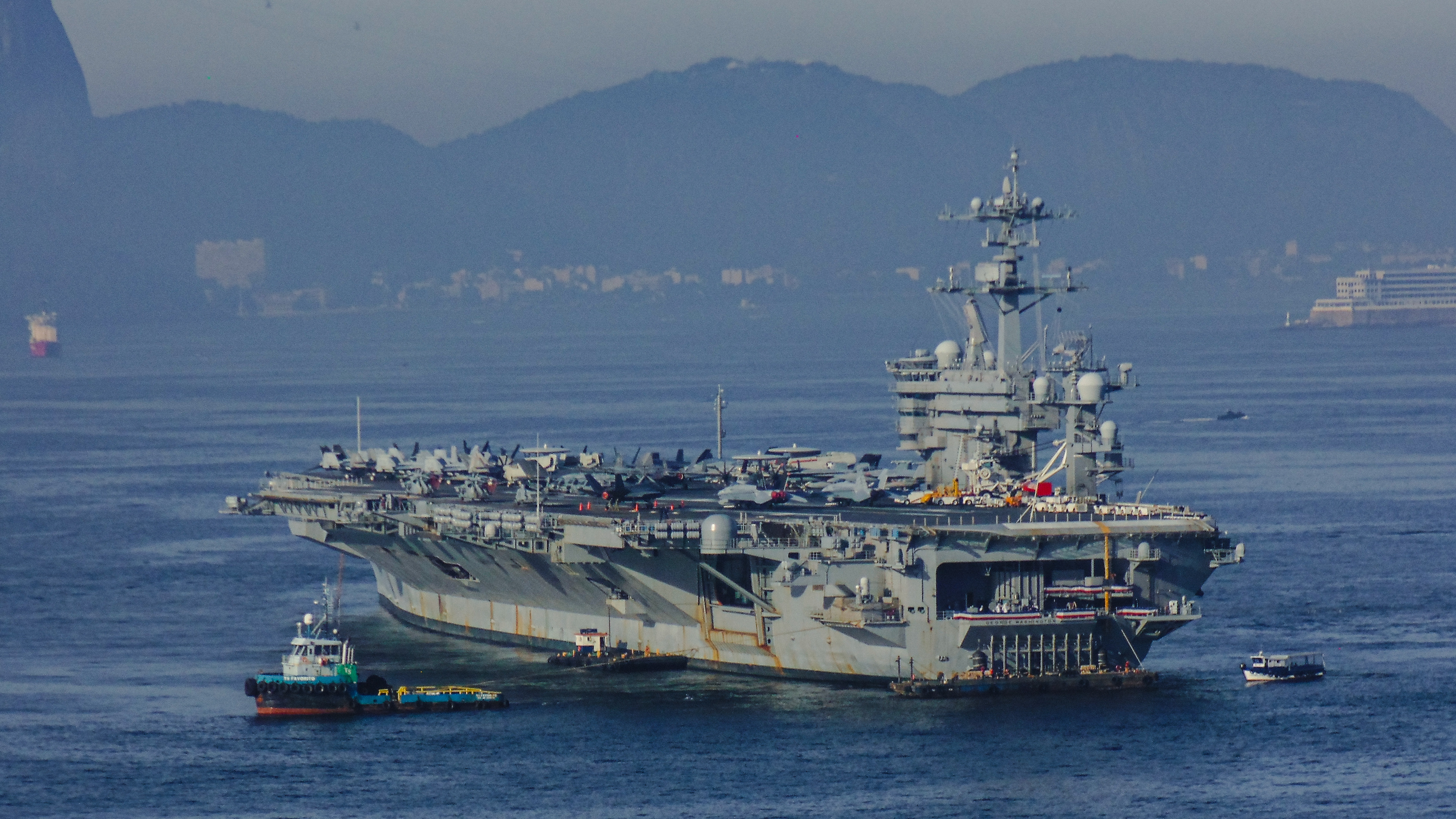 USS GEORGE WASHINGTON CVN-73 - BAÍA DE GUANABARA - RJ 2024