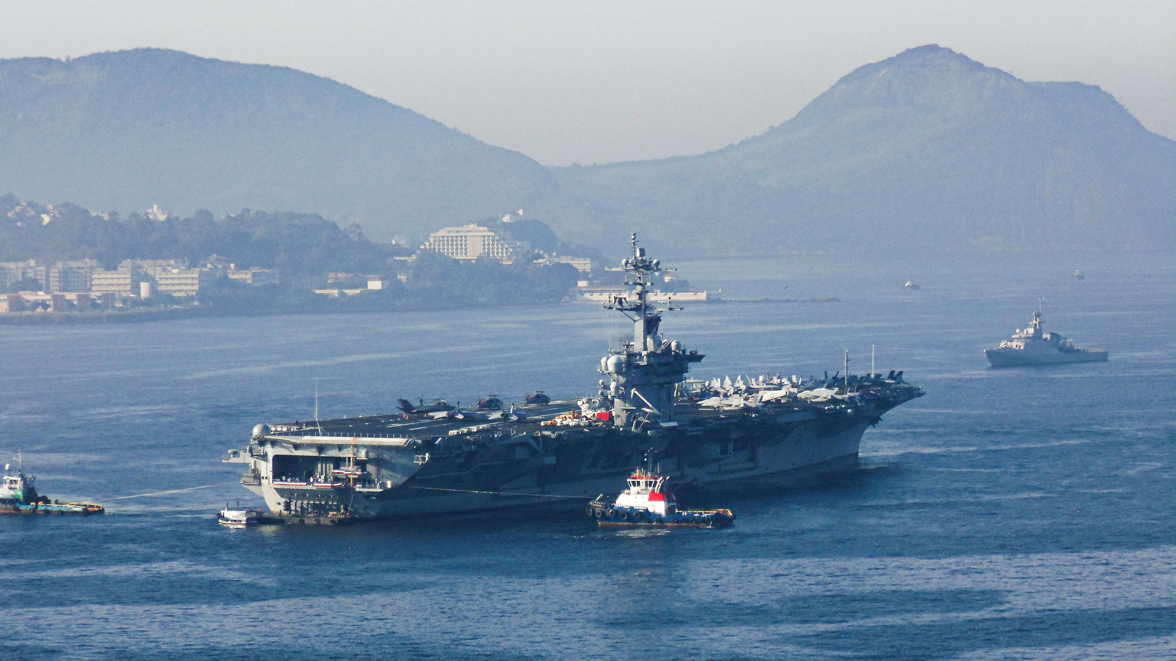 USS GEORGE WASHINGTON CVN-73 - BAÍA DE GUANABARA - RJ 2024