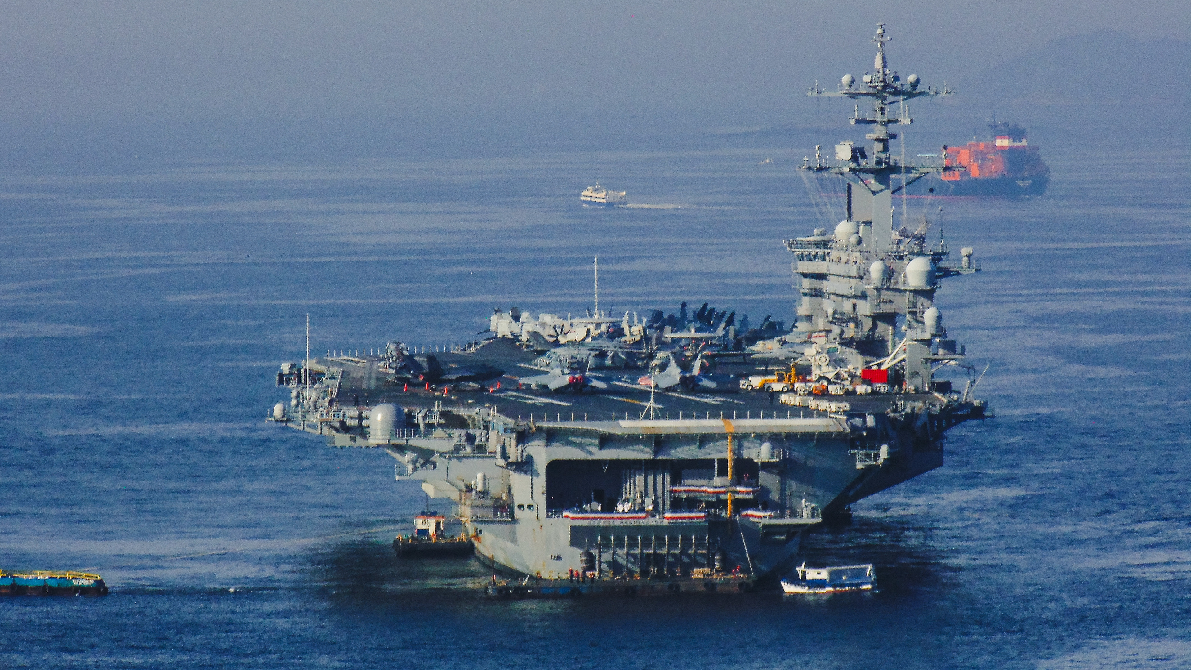 USS GEORGE WASHINGTON CVN-73 - BAÍA DE GUANABARA - RJ 2024