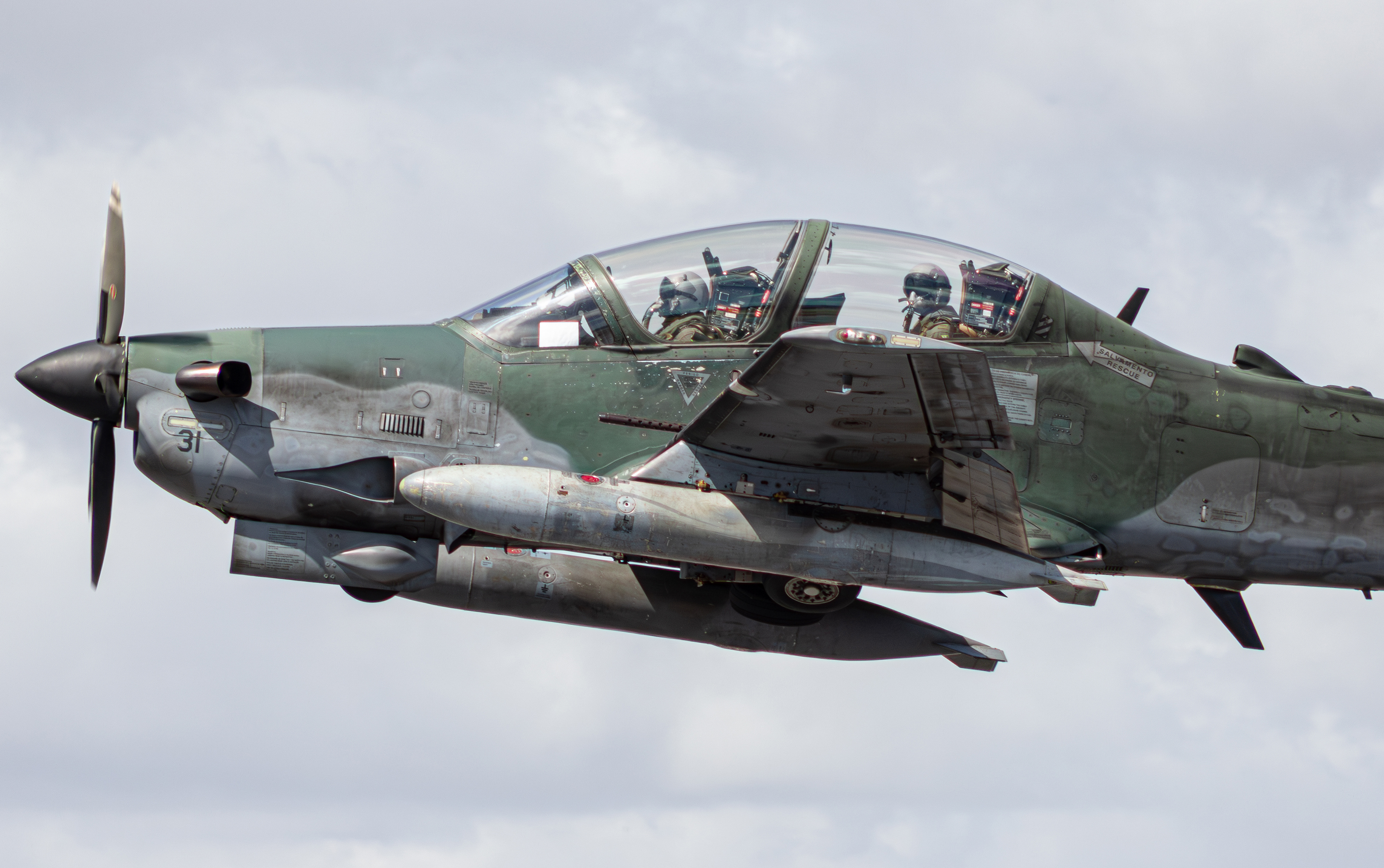 EMBRAER A-29B SUPER TUCANO FAB5931 - FORÇA AÉREA BRASILEIRA (CRUZEX 2024)