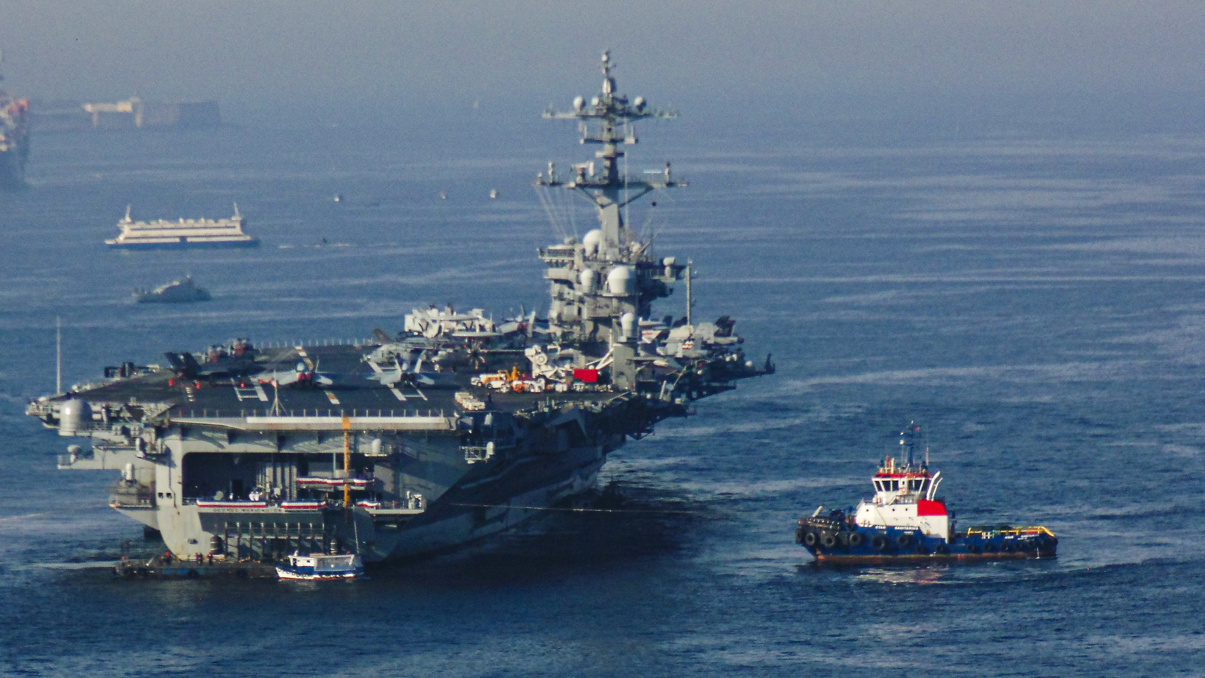 USS GEORGE WASHINGTON CVN-73 - BAÍA DE GUANABARA - RJ 2024