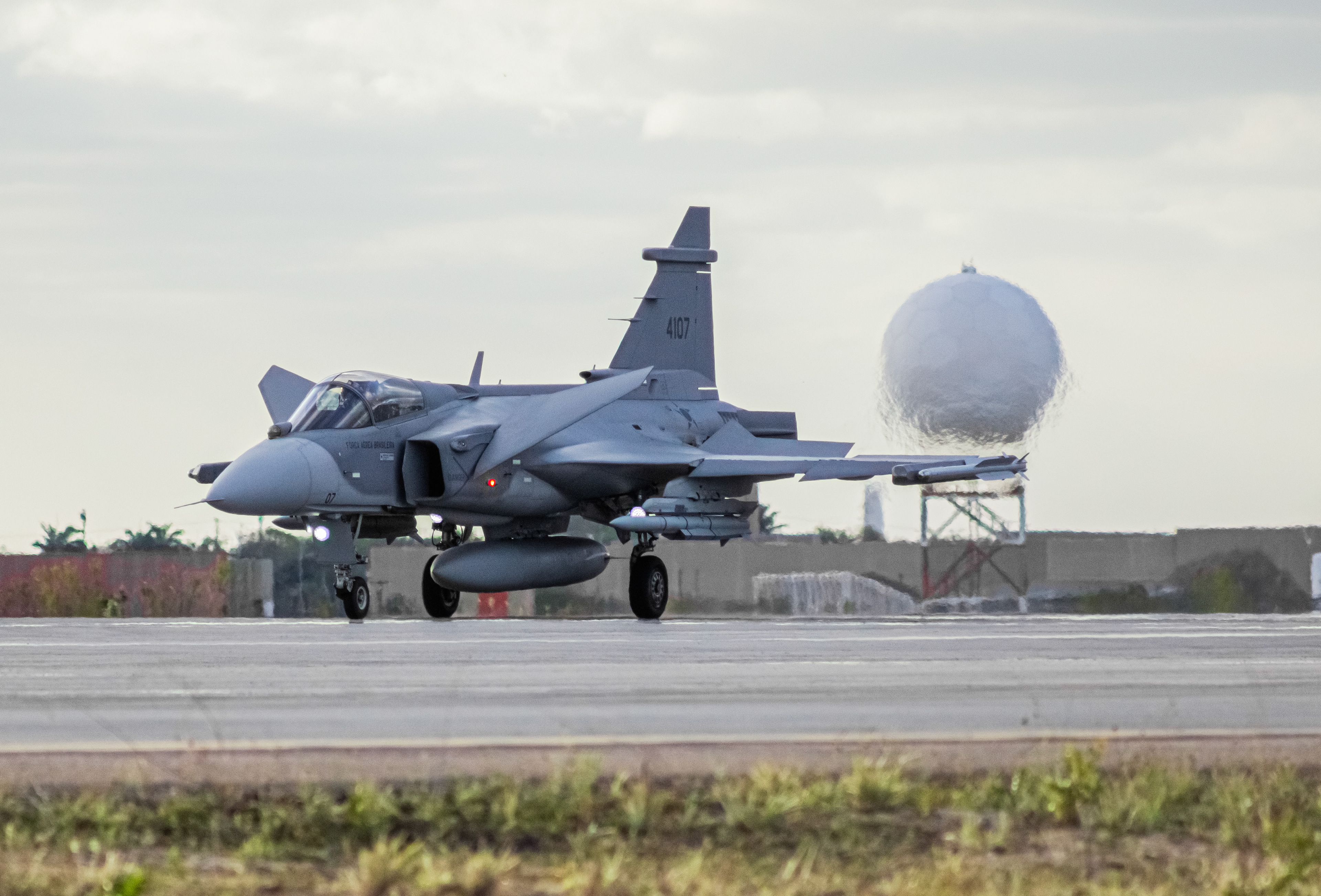 SAAB F39E GRIPEN 4107 - FORÇA AÉREA BRASILEIRA (CRUZEX 2024)