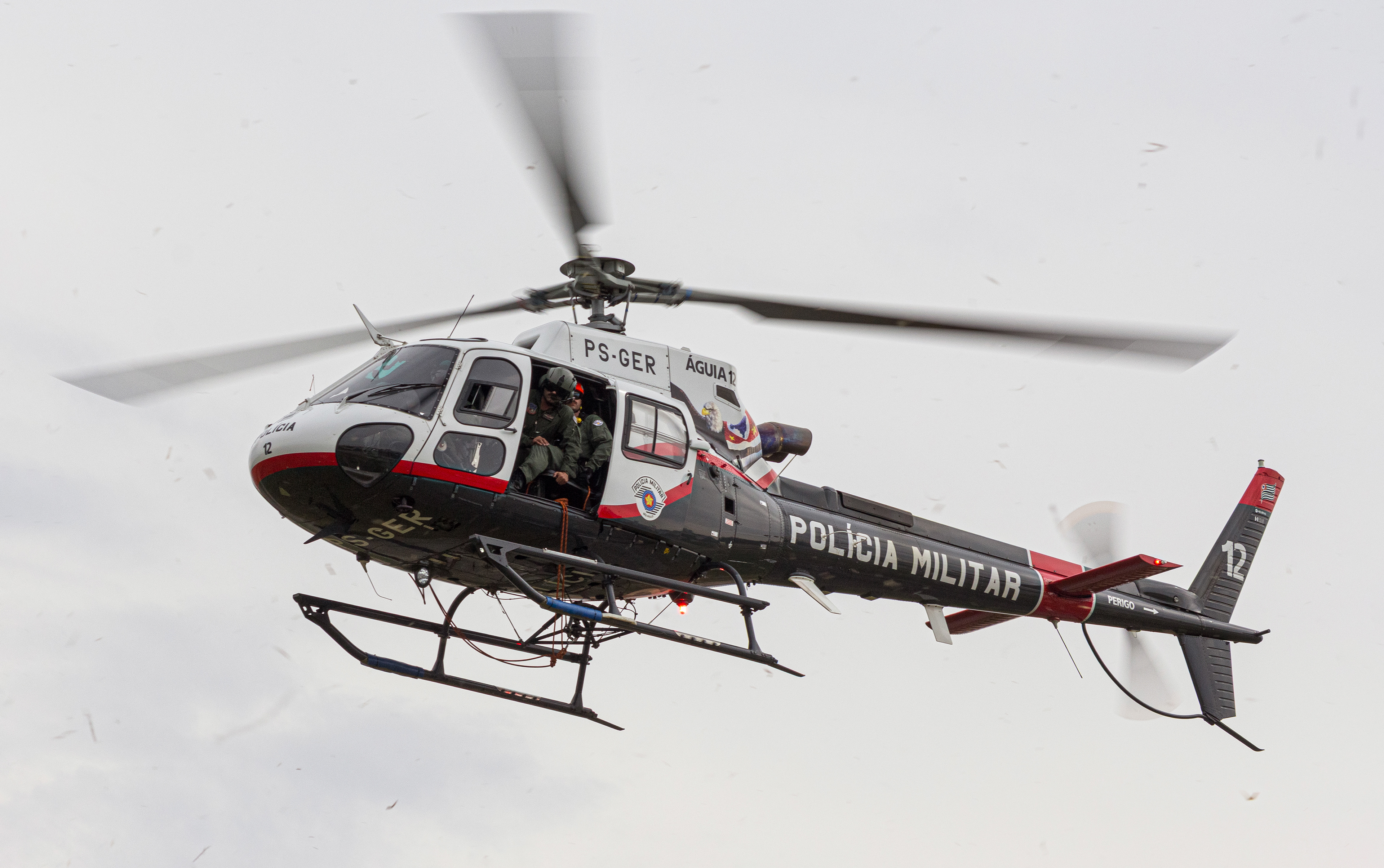 AIRBUS H125 PS-GER - POLICIA MILITAR (ÁGUIA 12) - DOMINGO AÉREO 2025 (PAMA - SP)