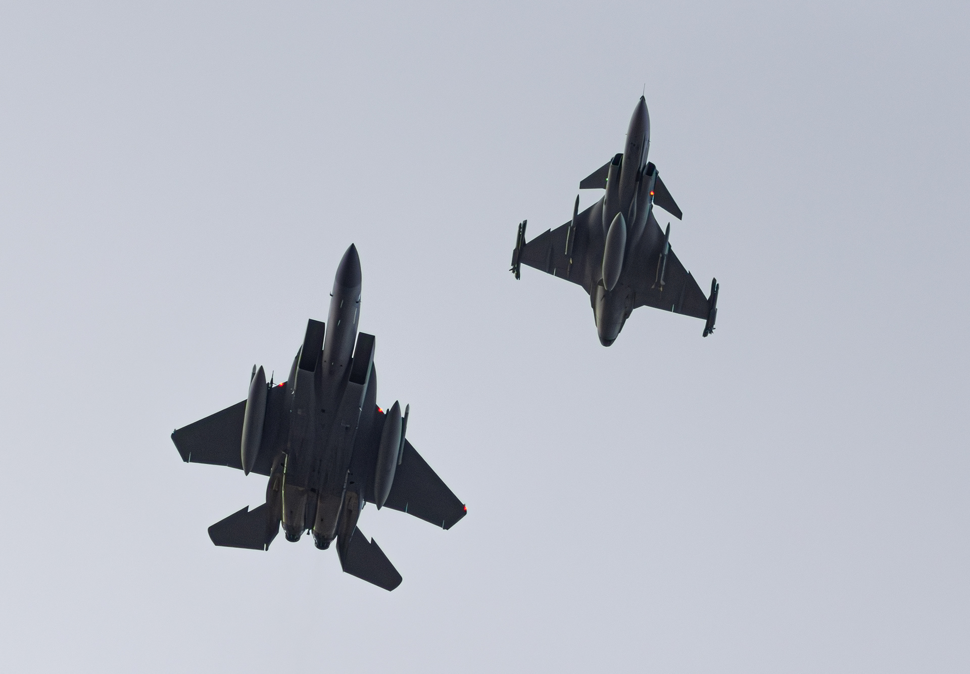 F-15C EAGLE E F-39 GRIPEN (CRUZEX 2024)