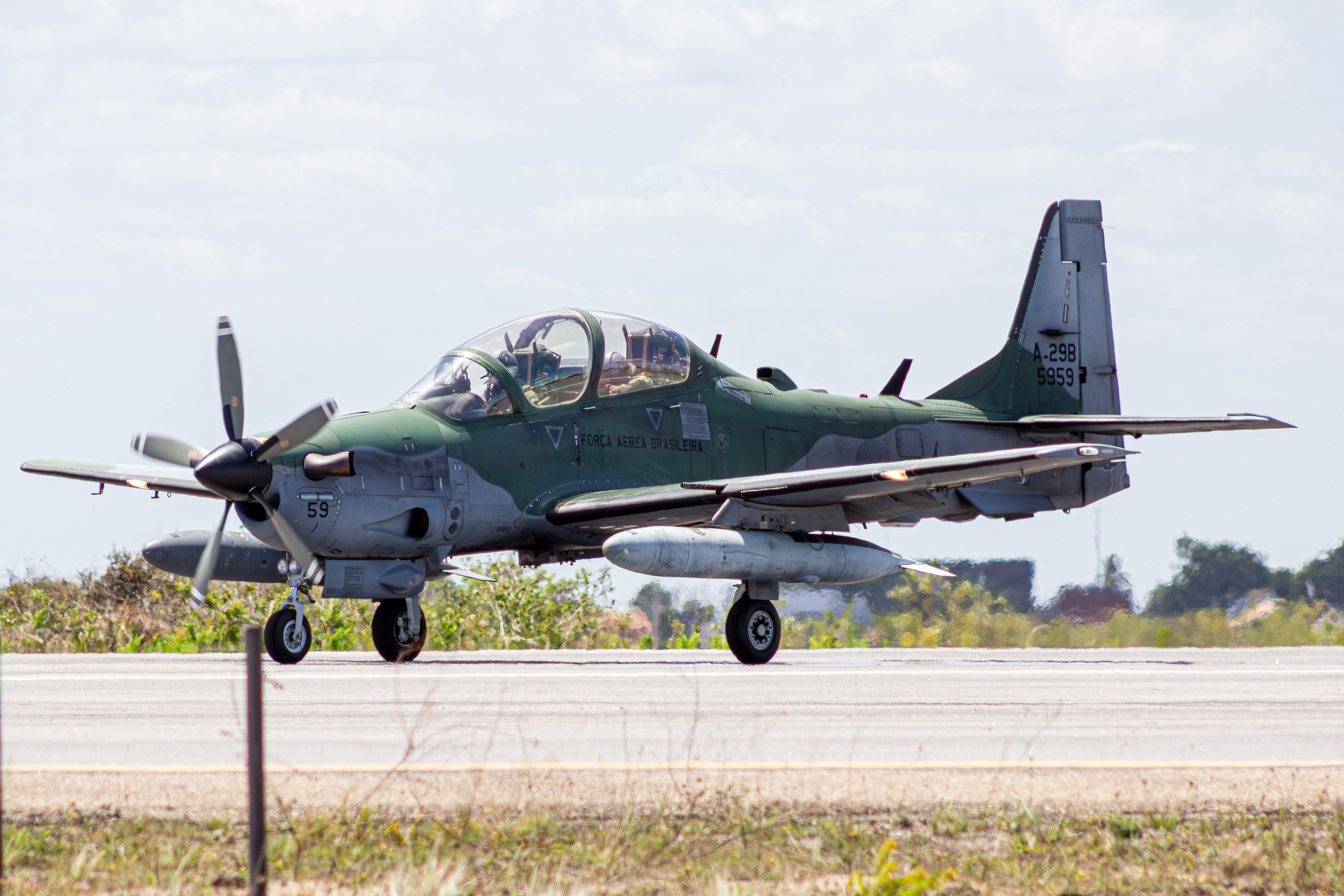 EMBRAER A-29B SUPER TUCANO FAB5959 - FORÇA AÉREA BRASILEIRA (CRUZEX 2024)