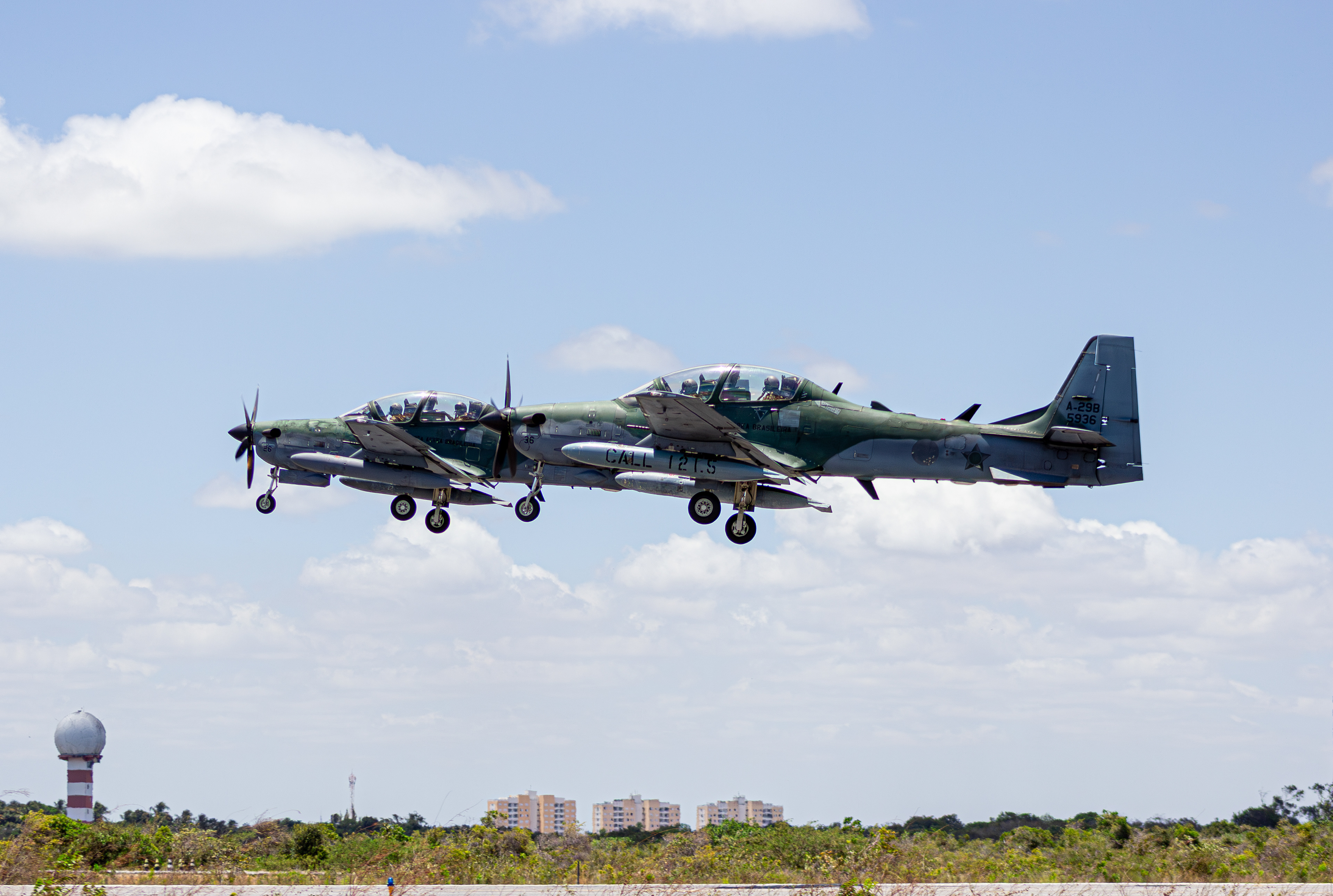 EMBRAER A-29B SUPER TUCANO FAB5926 E FAB5936 - FORÇA AÉREA BRASILEIRA (CRUZEX 2024)