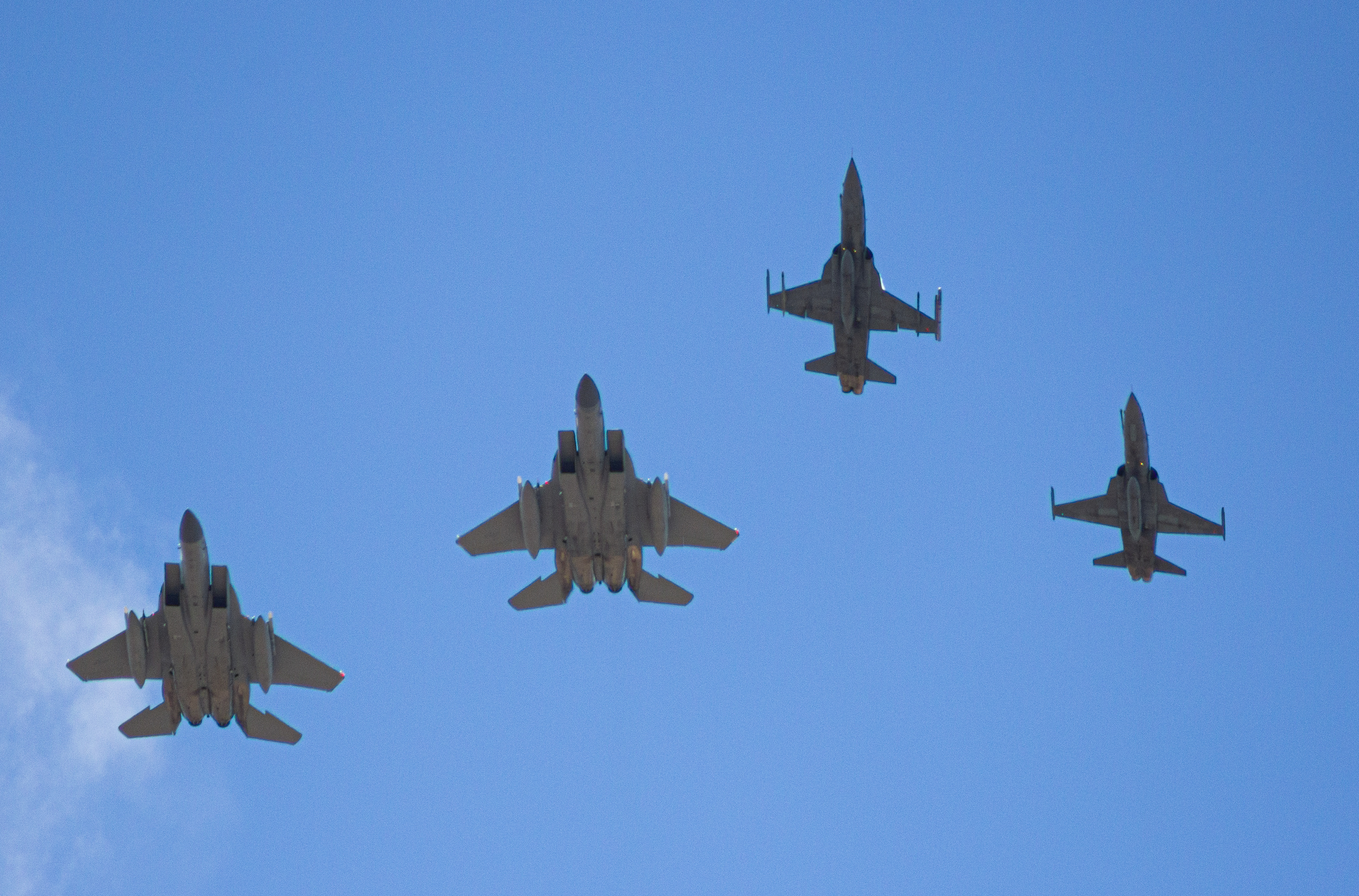 DUPLA DE F-15C E F-5 TIGER II (CRUZEX 2024)