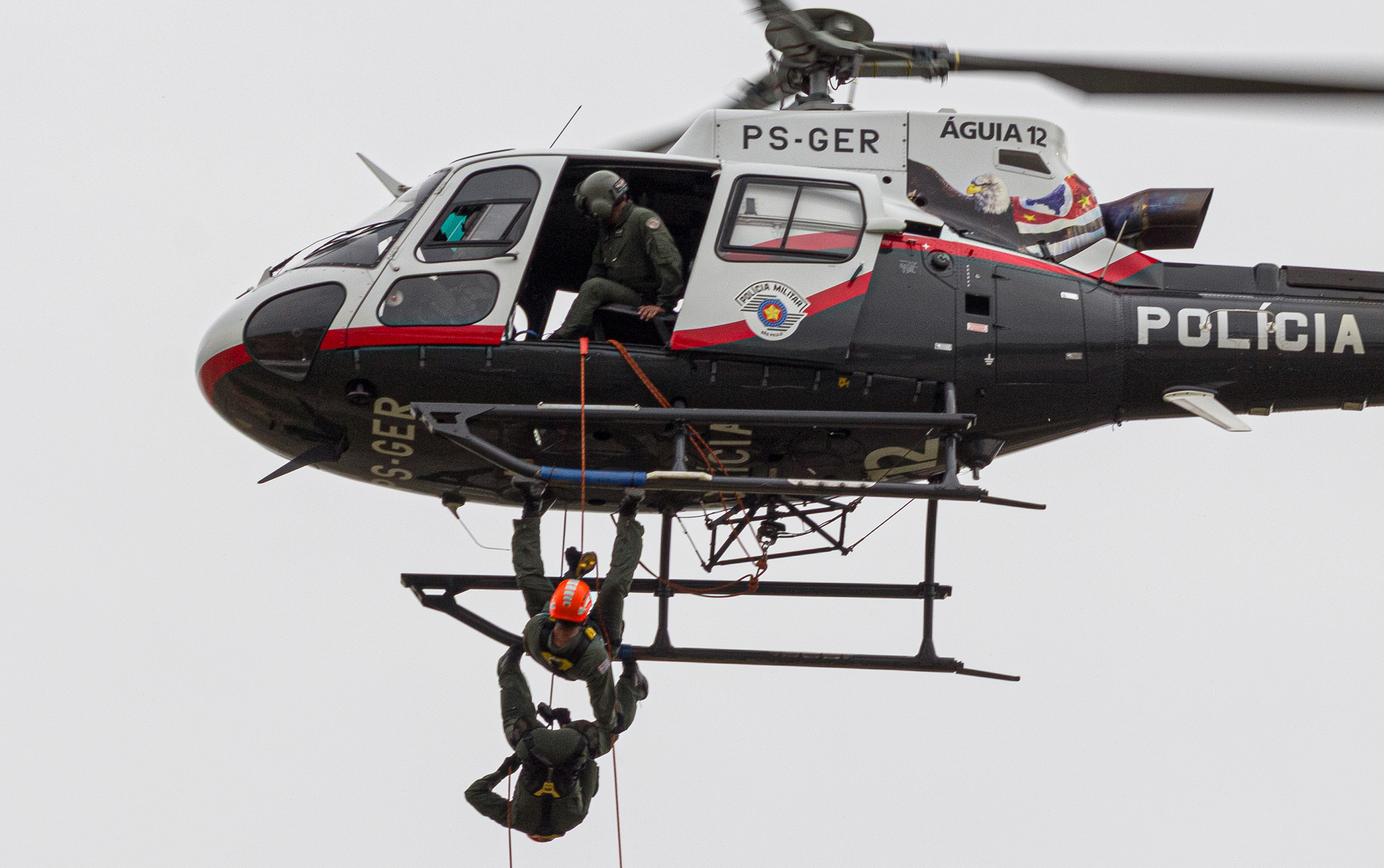 AIRBUS H125 PS-GER - POLICIA MILITAR (ÁGUIA 12) - DOMINGO AÉREO 2025 (PAMA - SP)