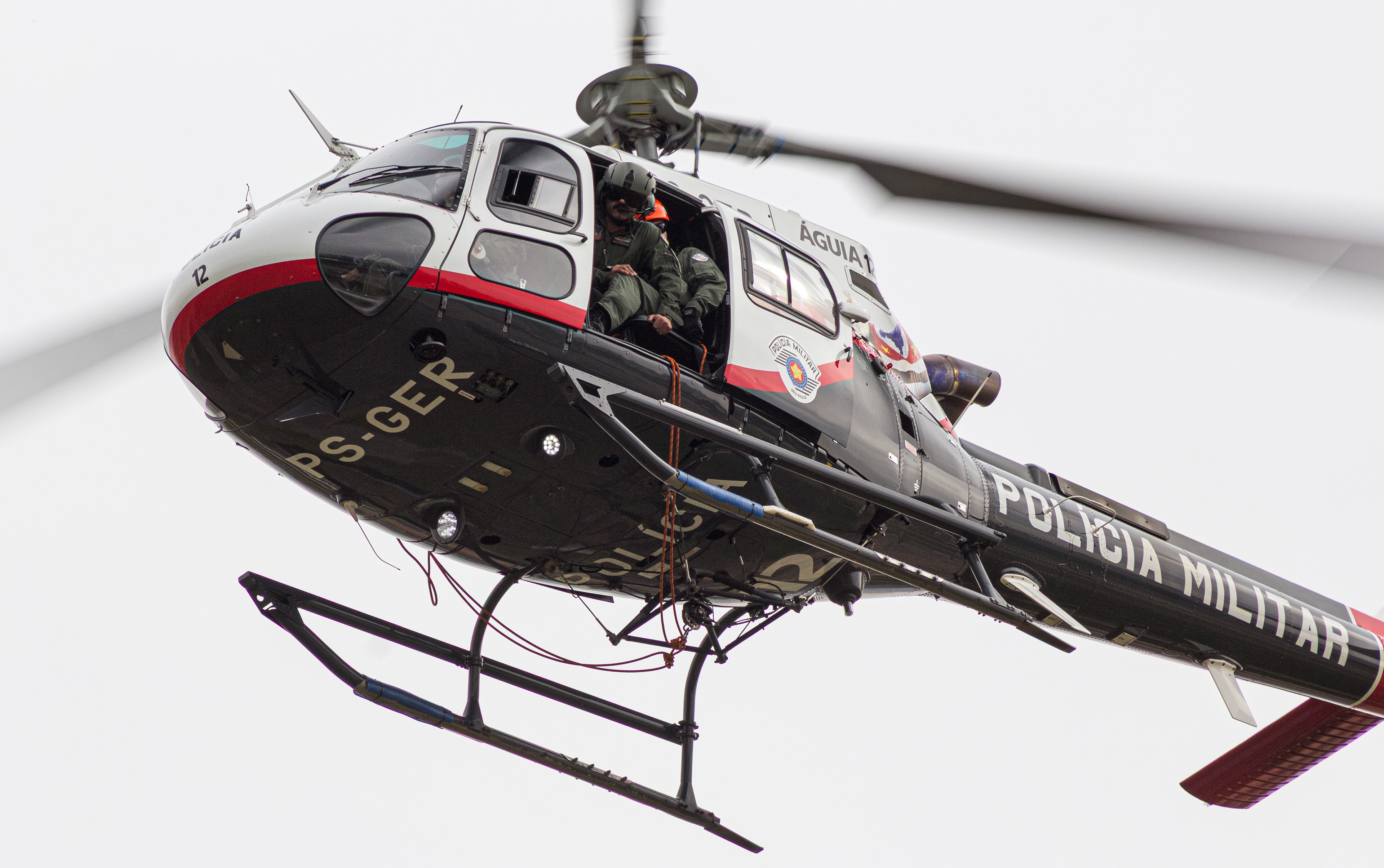 AIRBUS H125 PS-GER - POLICIA MILITAR (ÁGUIA 12) - DOMINGO AÉREO 2025 (PAMA - SP)