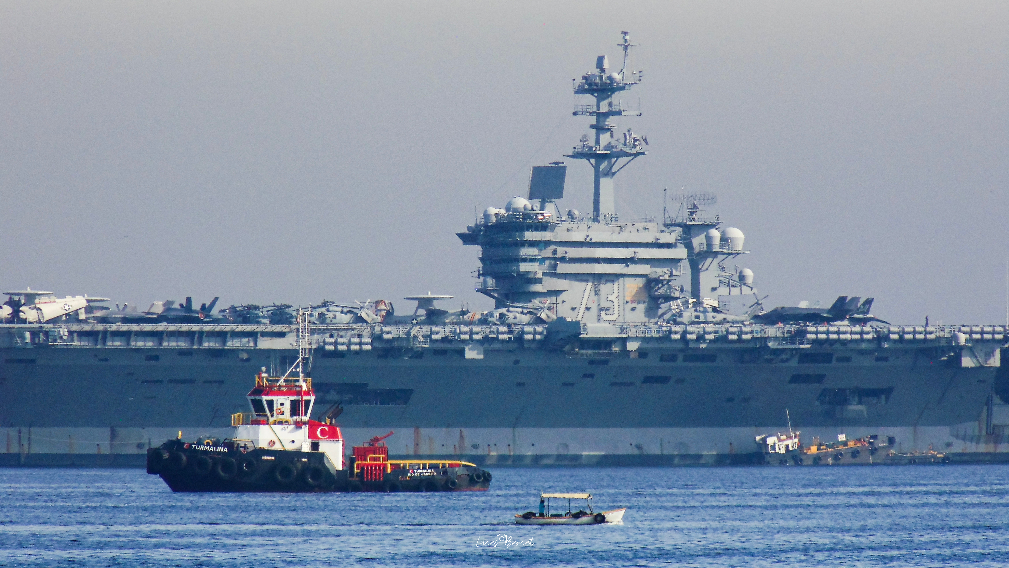 USS GEORGE WASHINGTON CVN-73 - BAÍA DE GUANABARA - RJ 2024
