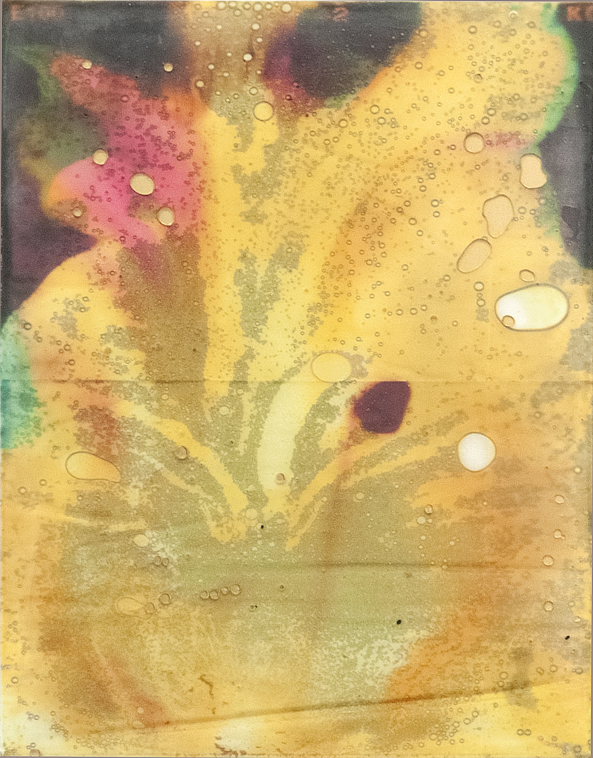 2507007 Some Month Some Day, 2025, Collage of Pigmented Dye-Printed Photo Paper on Canvas followed by Acrylic Paint and Synthetic Resin(Epoxy), 53 x 41.5 x 4cm