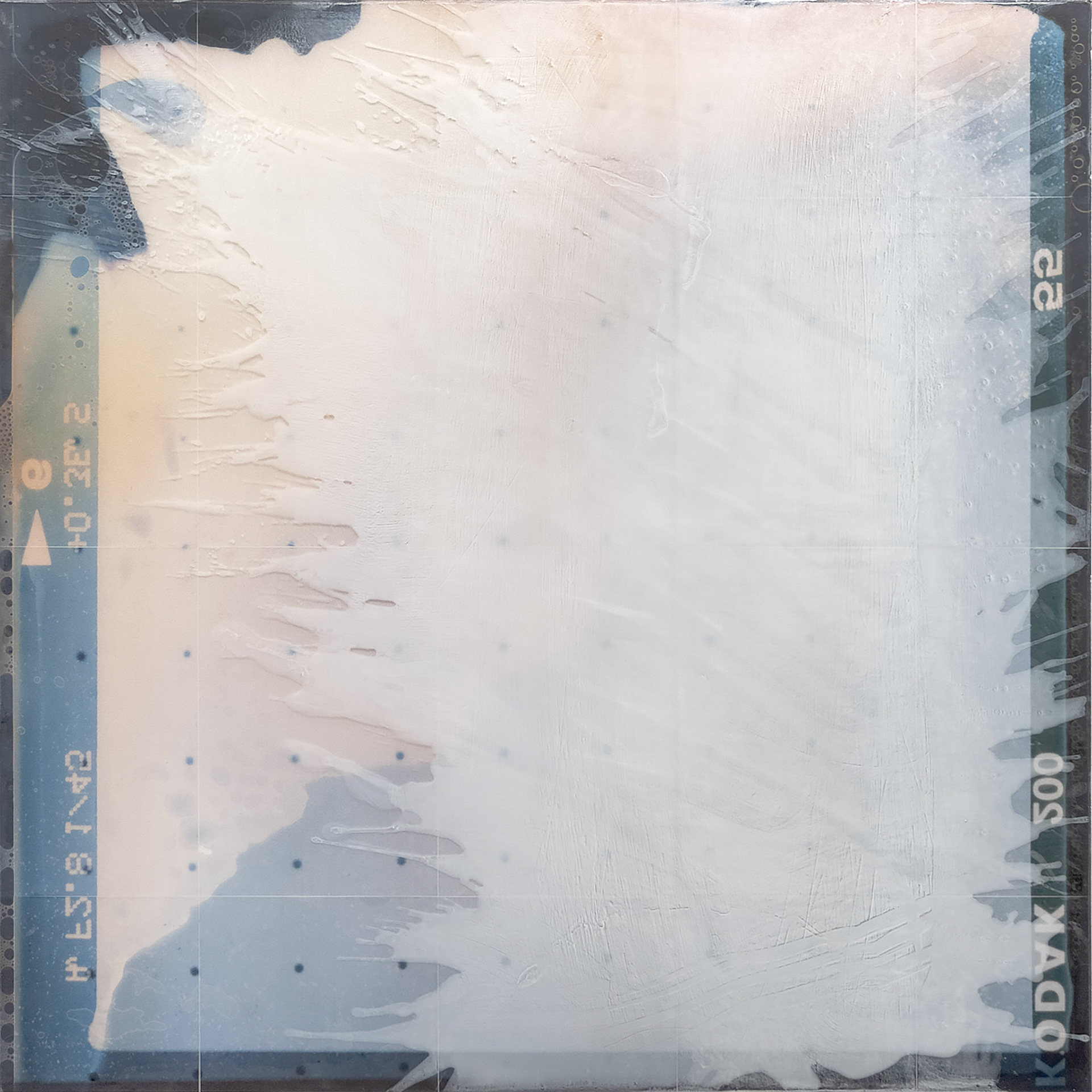 2304004 Behind the Veil, 2023, Acrylic, Epoxy Resin and Pigment Printed Paper on Canvas, 130 x 130 x 4cm