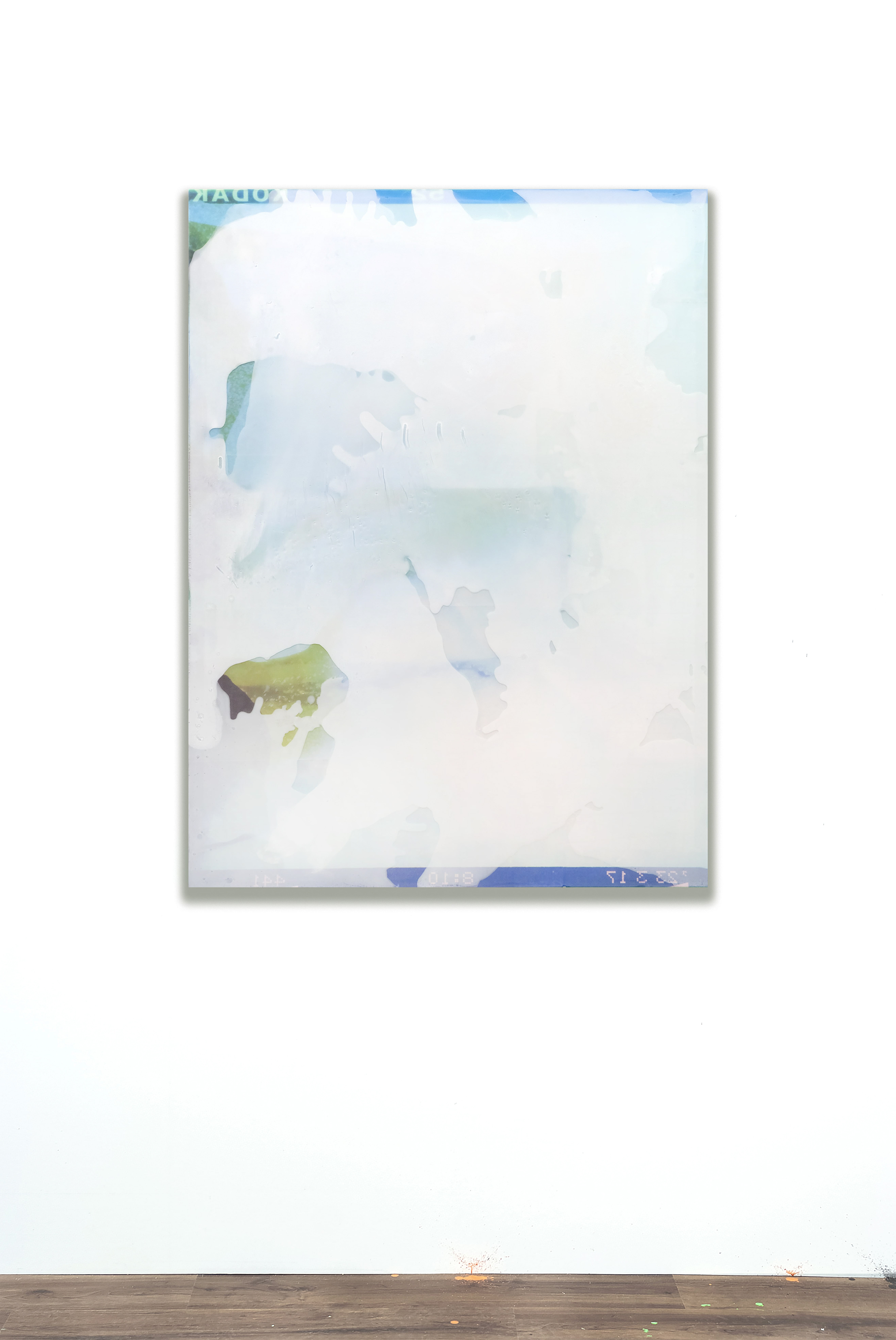 2305002 Behind the veil, 2023, Acrylic, Epoxy Resin, Pigment Printed Papers on Canvas, 130.3 x 97 x 4cm