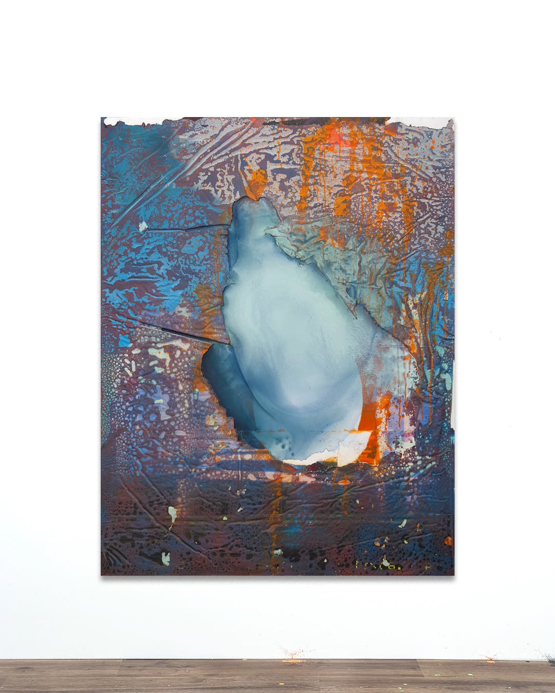 2501004 With Mom in the Kitchen, 2025, Acrylic, Epoxy Resin over Pigment Printed Paper on Canvas, 162.2 x 125 x 4cm