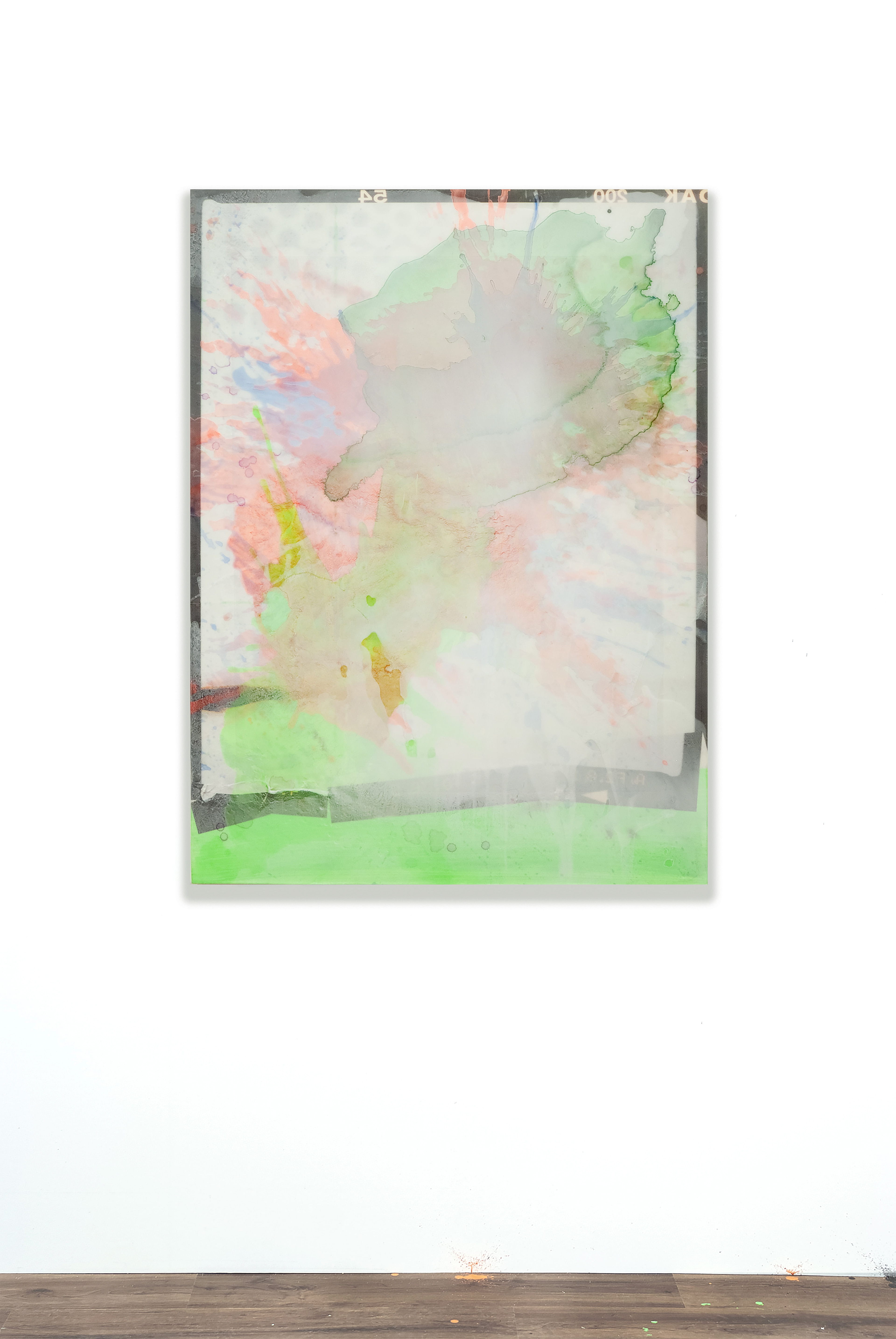 2305003 Broken RGB, 2023, Acrylic, Epoxy Resin, Pigment Printed Papers on Canvas, 130.3 x 97 x 4cm