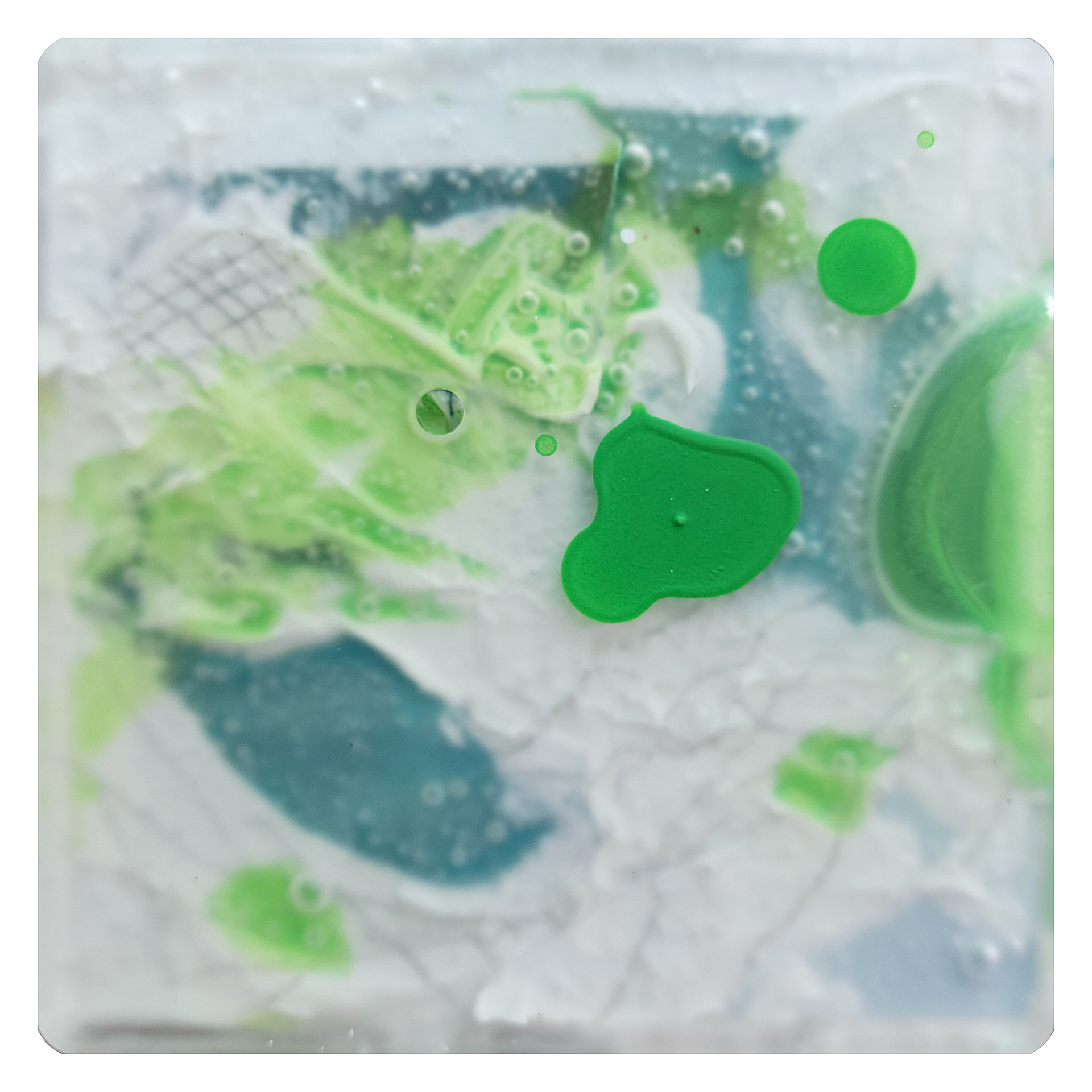 2209009 Stuffed Moments, 2022, mixed meida on canvas, 10 x 10 x 3cm