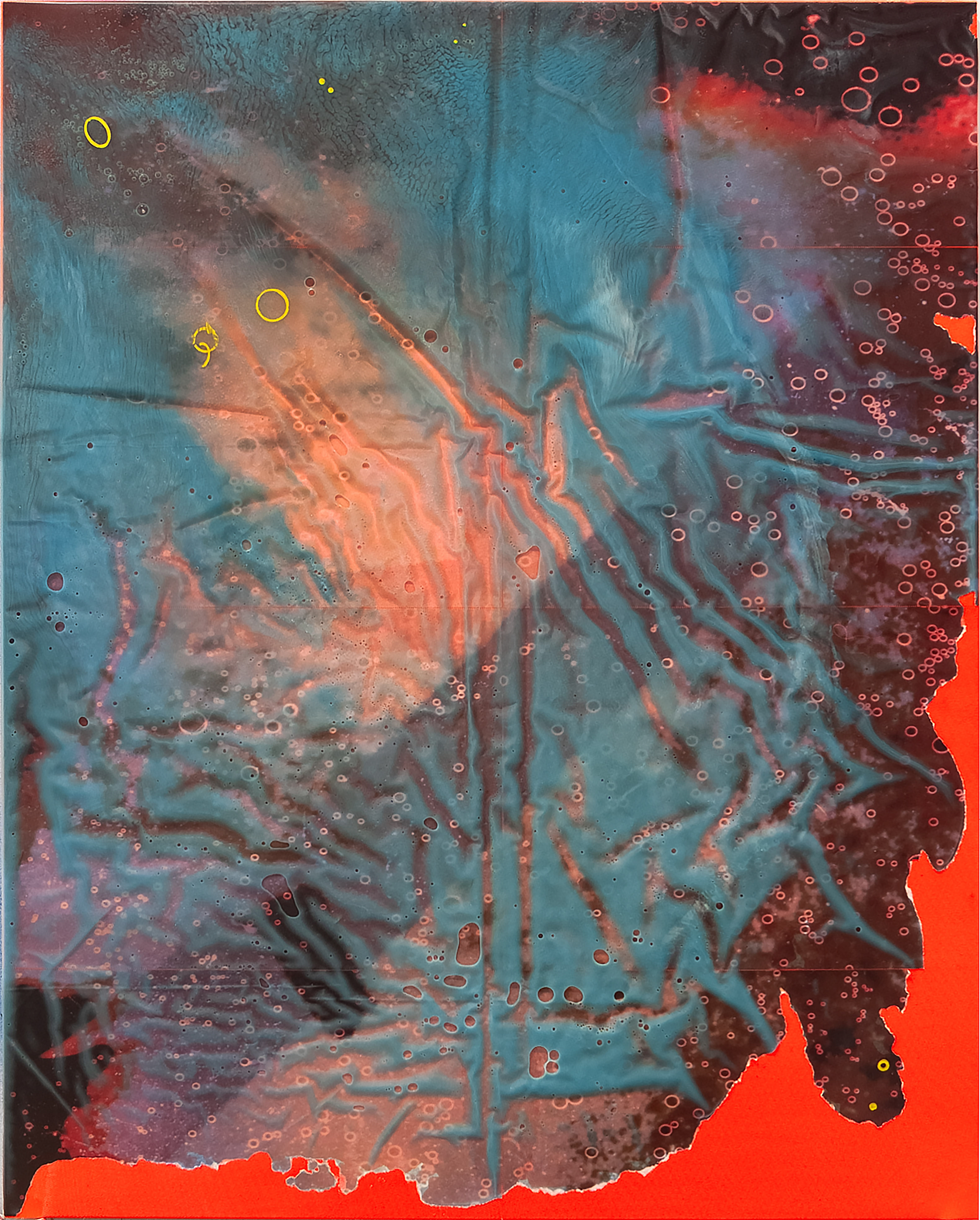 2309003 Stuffed Moments, 2023, Mixed Media on Canvas, 100 x 80.3 x 3.3cm