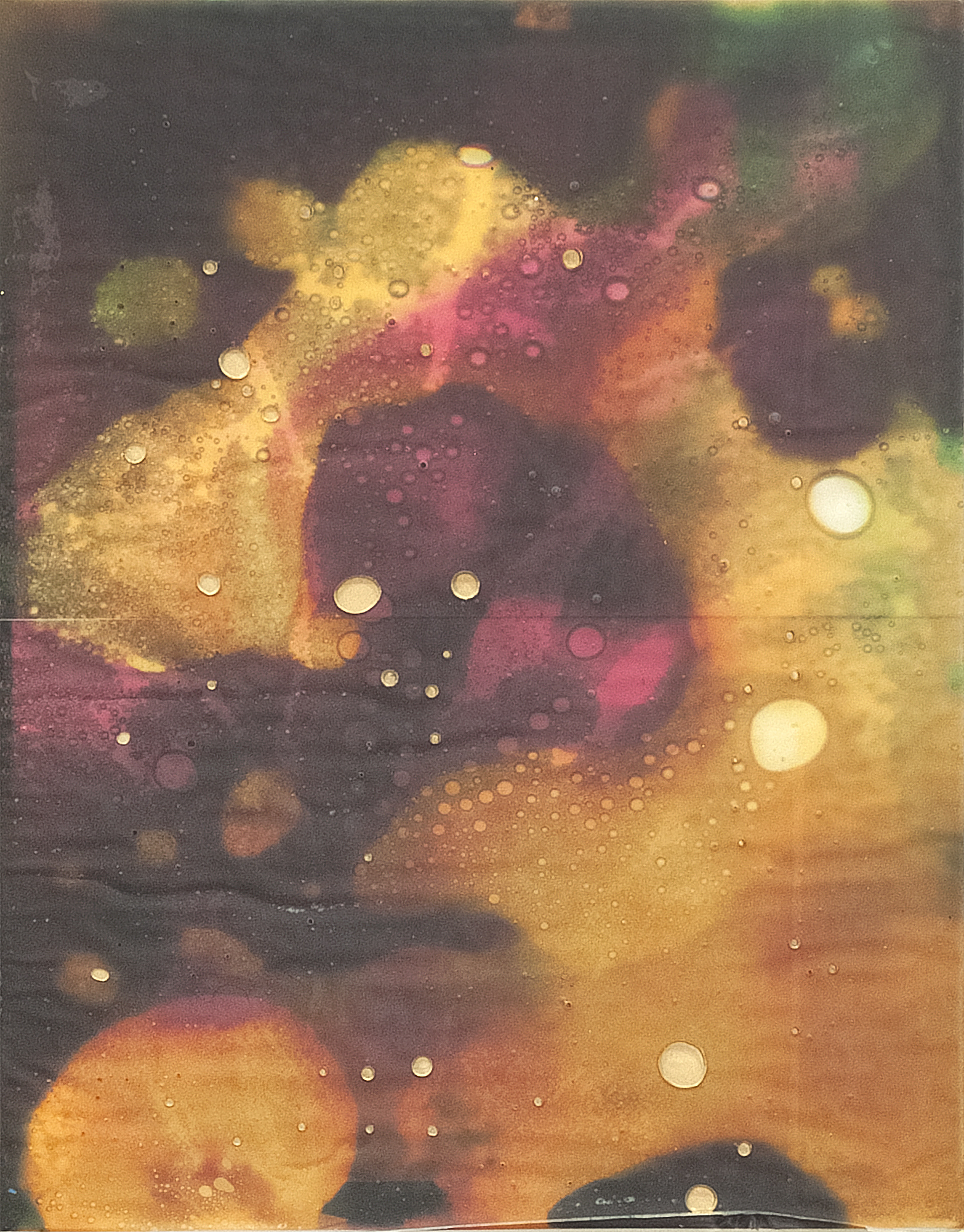 2507004 Some Month Some Day, 2025, Collage of Pigmented Dye-Printed Photo Paper on Canvas followed by Acrylic Paint and Synthetic Resin(Epoxy), 53 x 41.5 x 4cm