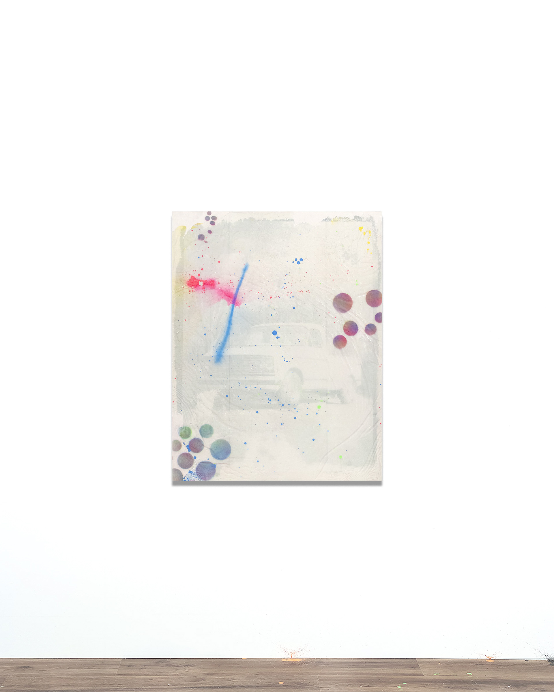2505006 Every Today(b), 2025, Collage of Pigmented Dye-Printed Photo Paper on Canvas followed Acrylic Paint and Synthetic Resin(Epoxy), 116.8 x 91 x 4cm