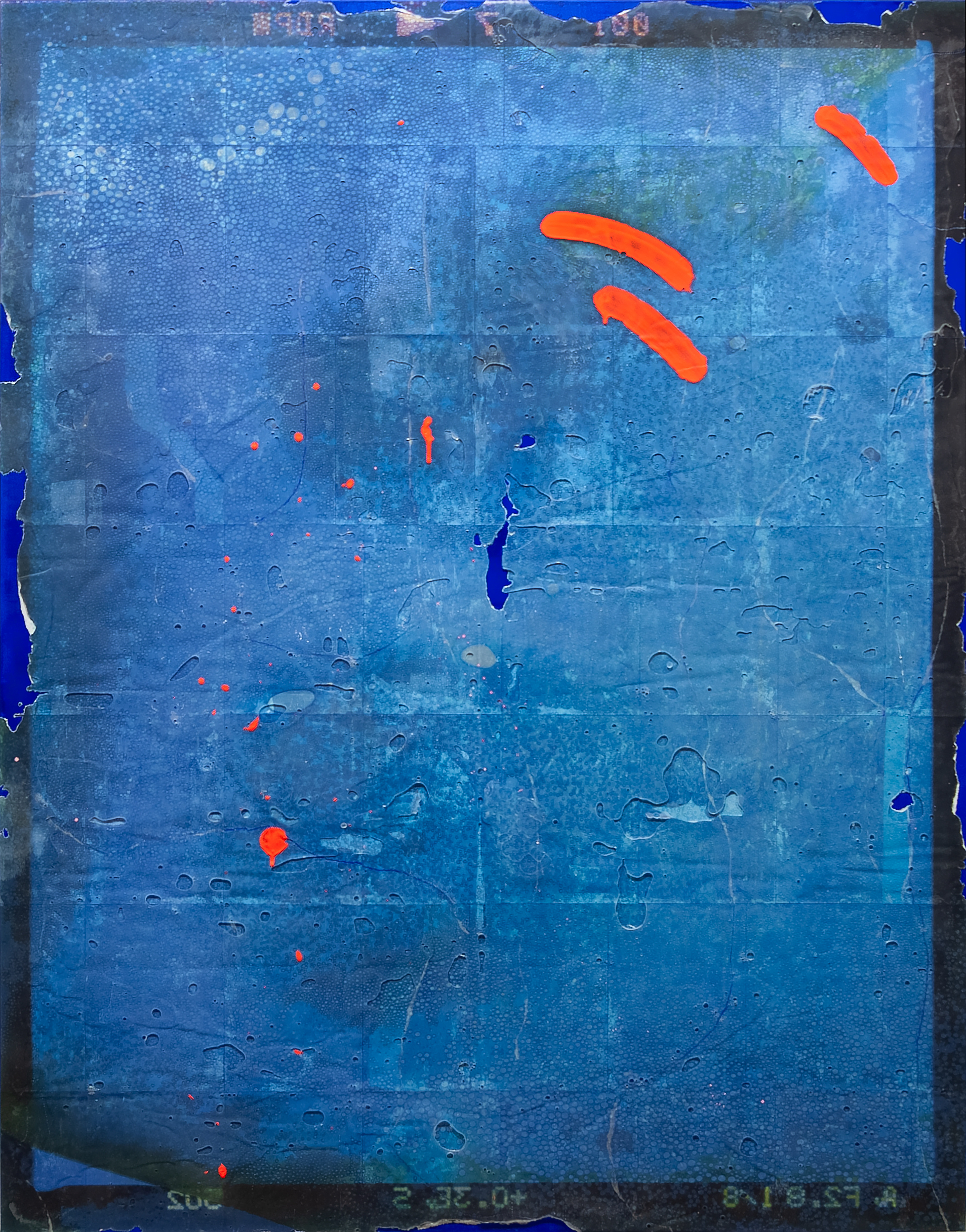 2403001 Unofficial Record, 2023, Mixed Media on Canvas, 193.9 x 152 x 3cm 