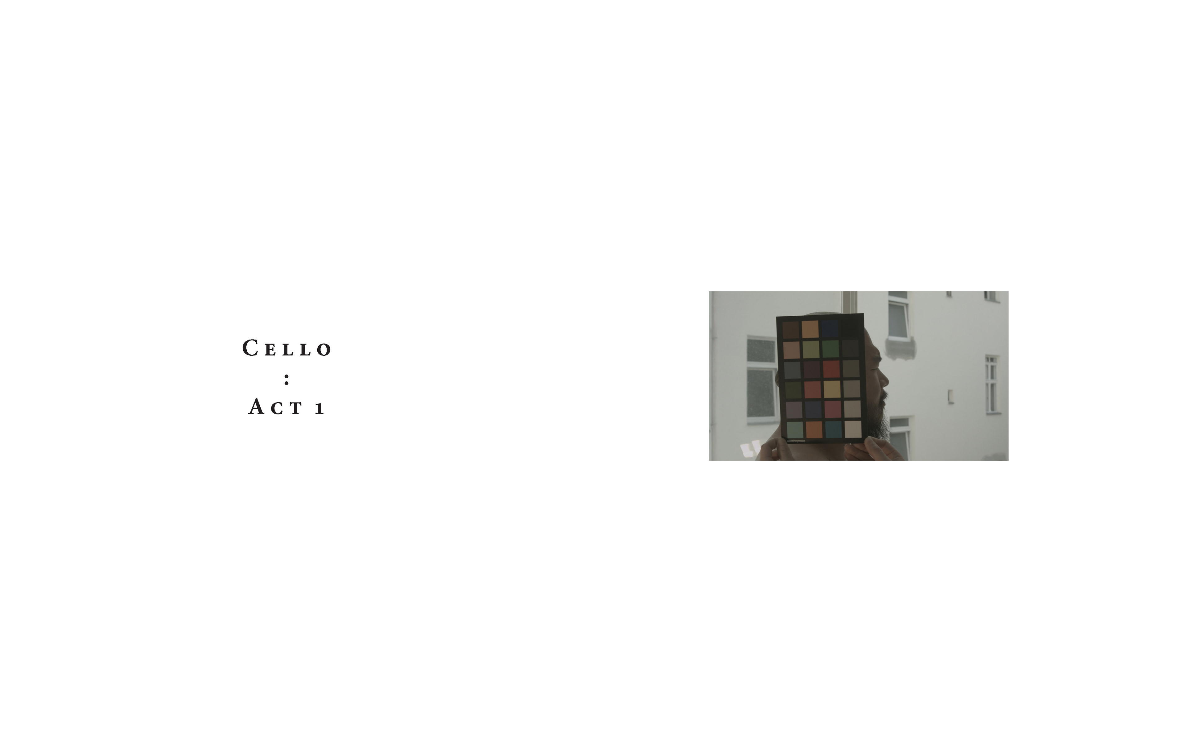 Tone Color - Cello, 2016