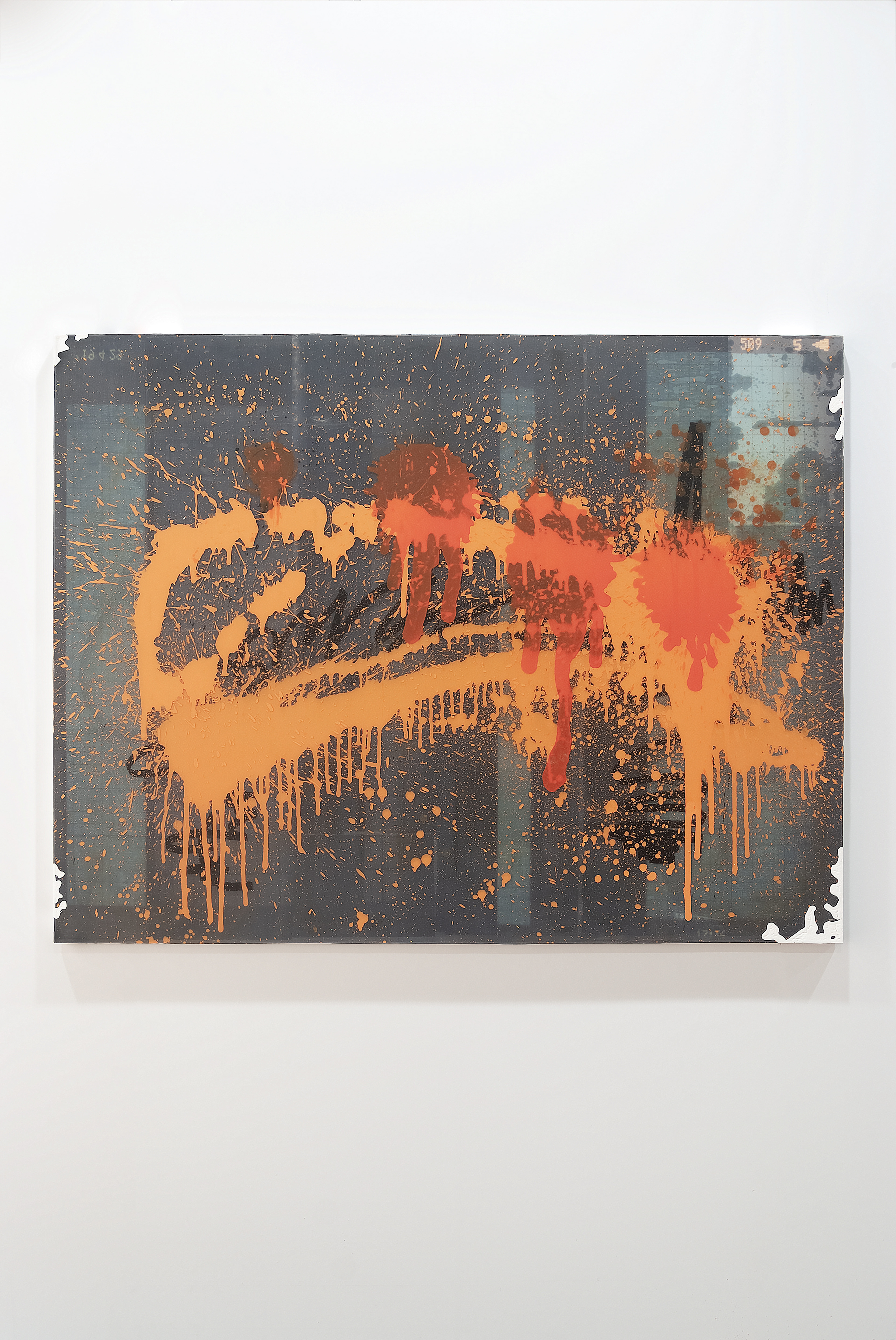 2302003 Stuffed Moments, 2023, Acrylic, Epoxy Resin, Pigment Printed Papers on Canvas, 112 x 145 x 3cm