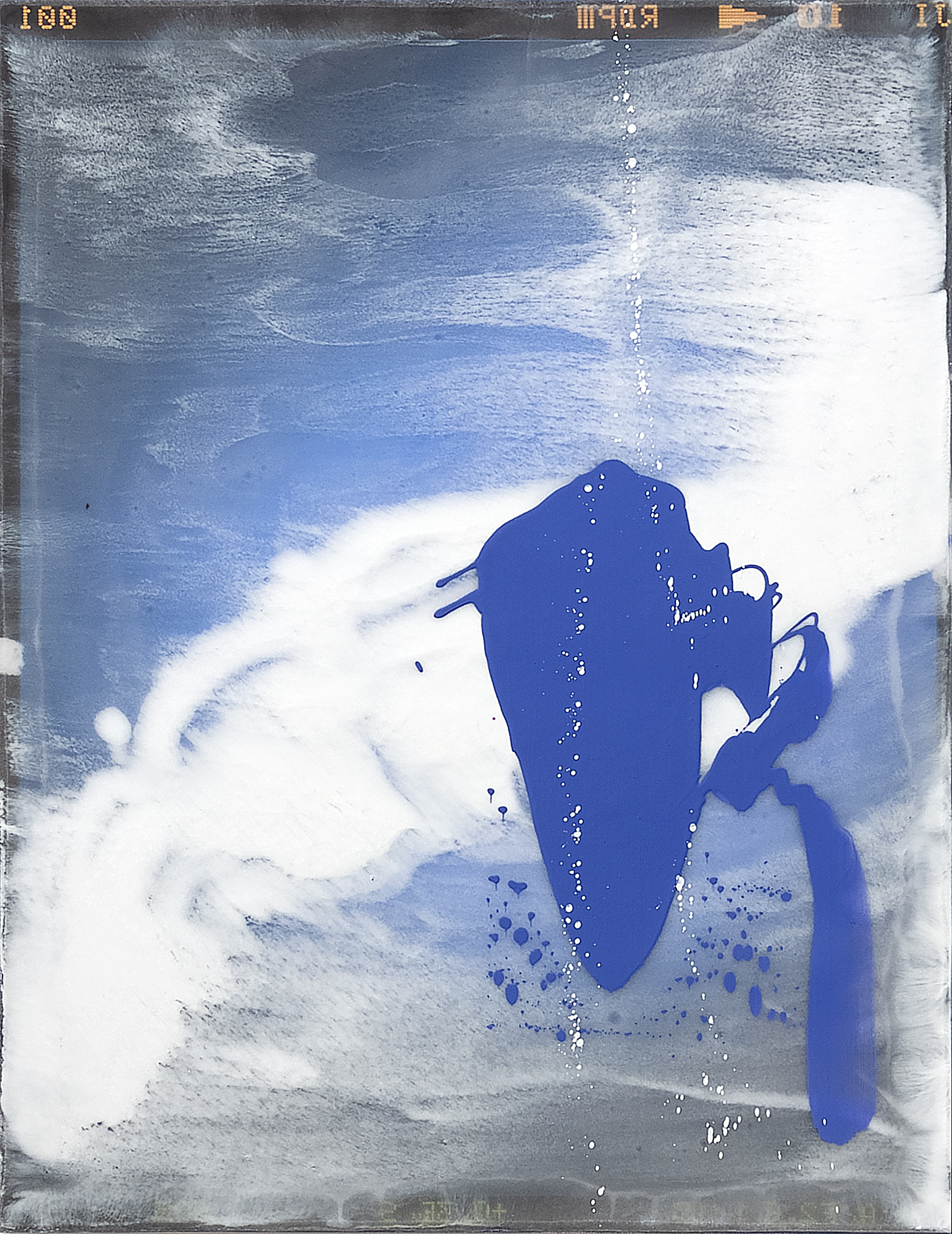 2311003 Behind the Veil, 2023, Mixed Media on Canvas, 53 x 40.9 x 2.8cm