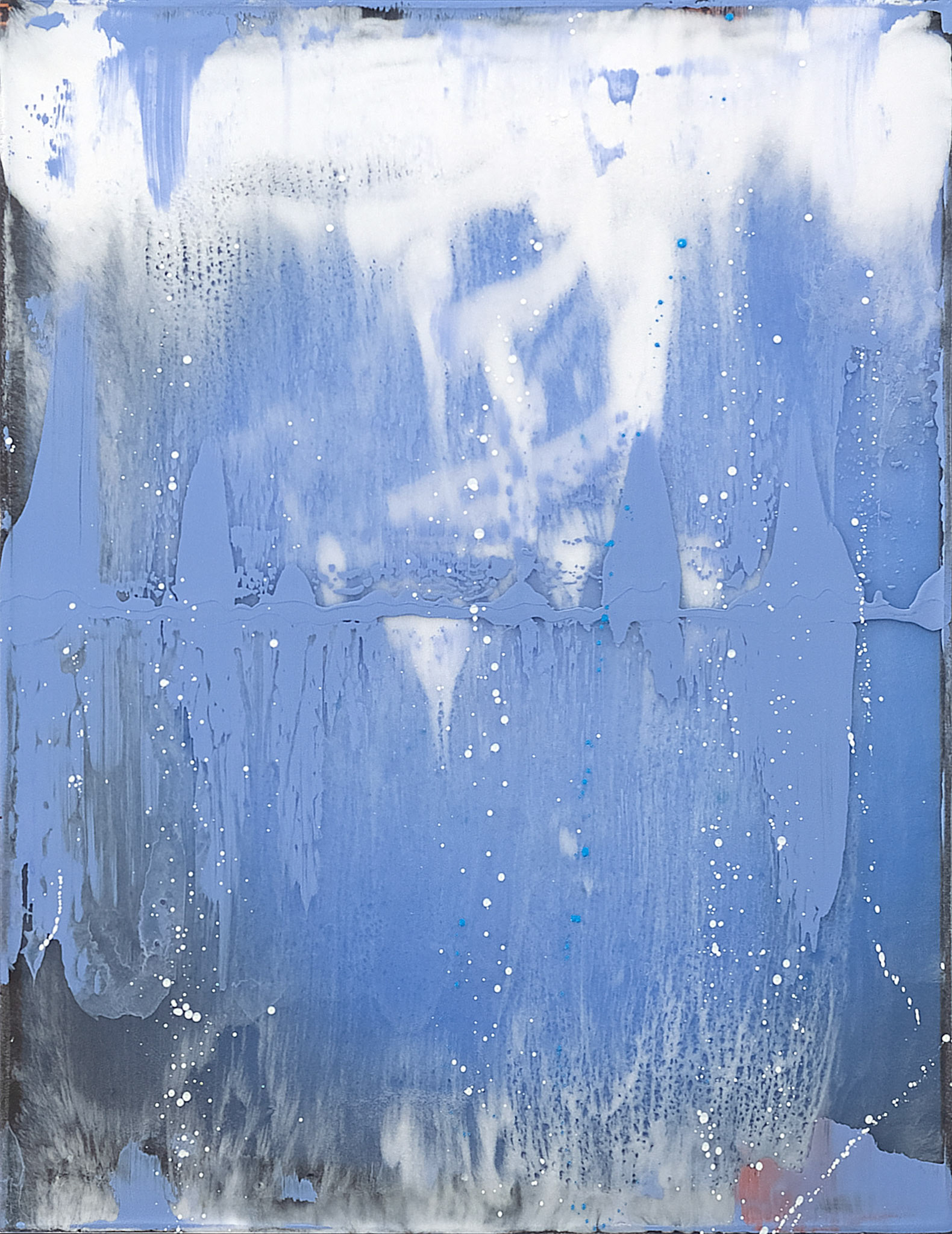 2311005 Behind the Veil, 2023, Mixed Media on Canvas, 53 x 40.9 x 2.8cm