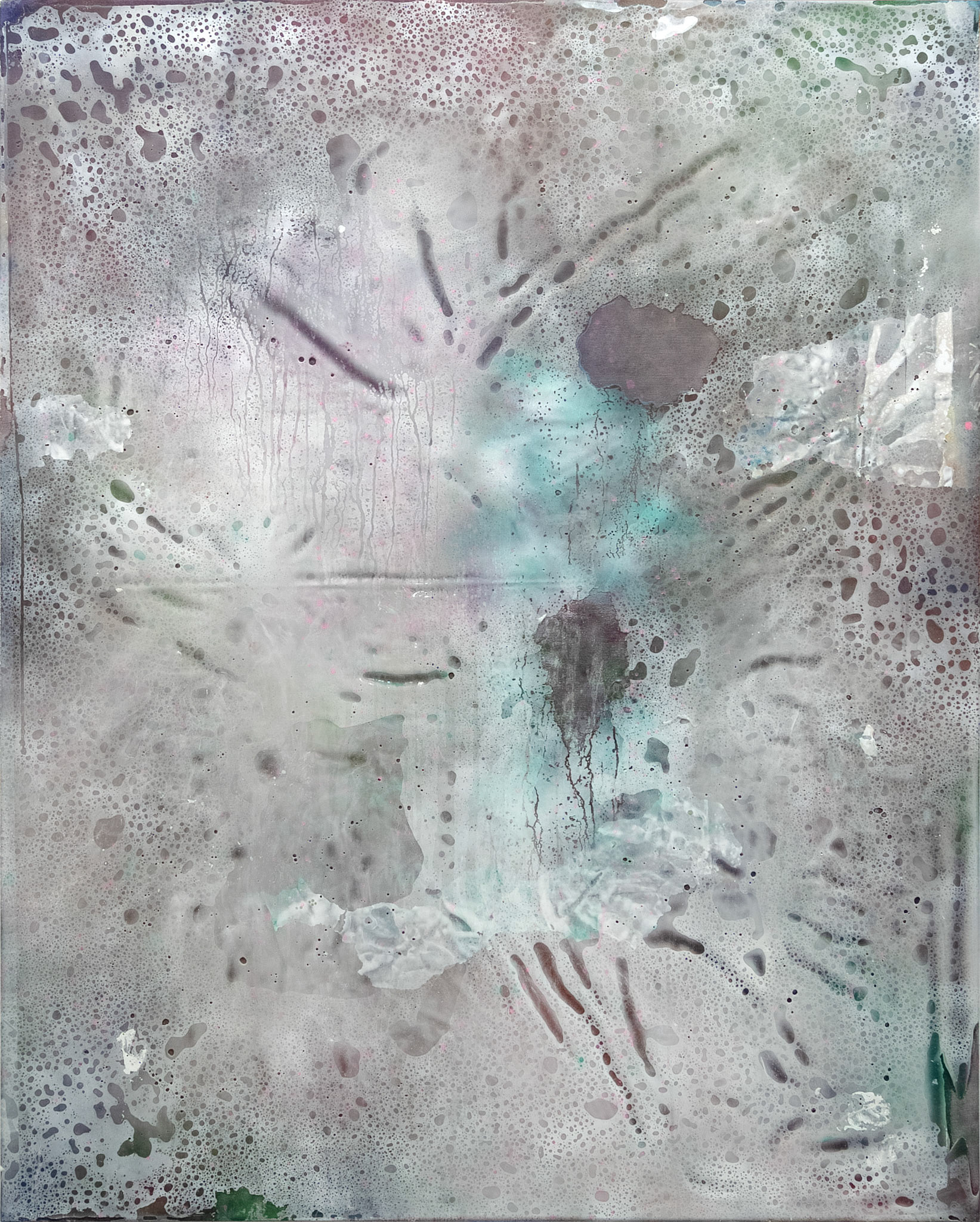 2407003 Record, 2024, Acrylic, Epoxy Resin on Canvas, 162.2 x 130 x 3.3cm