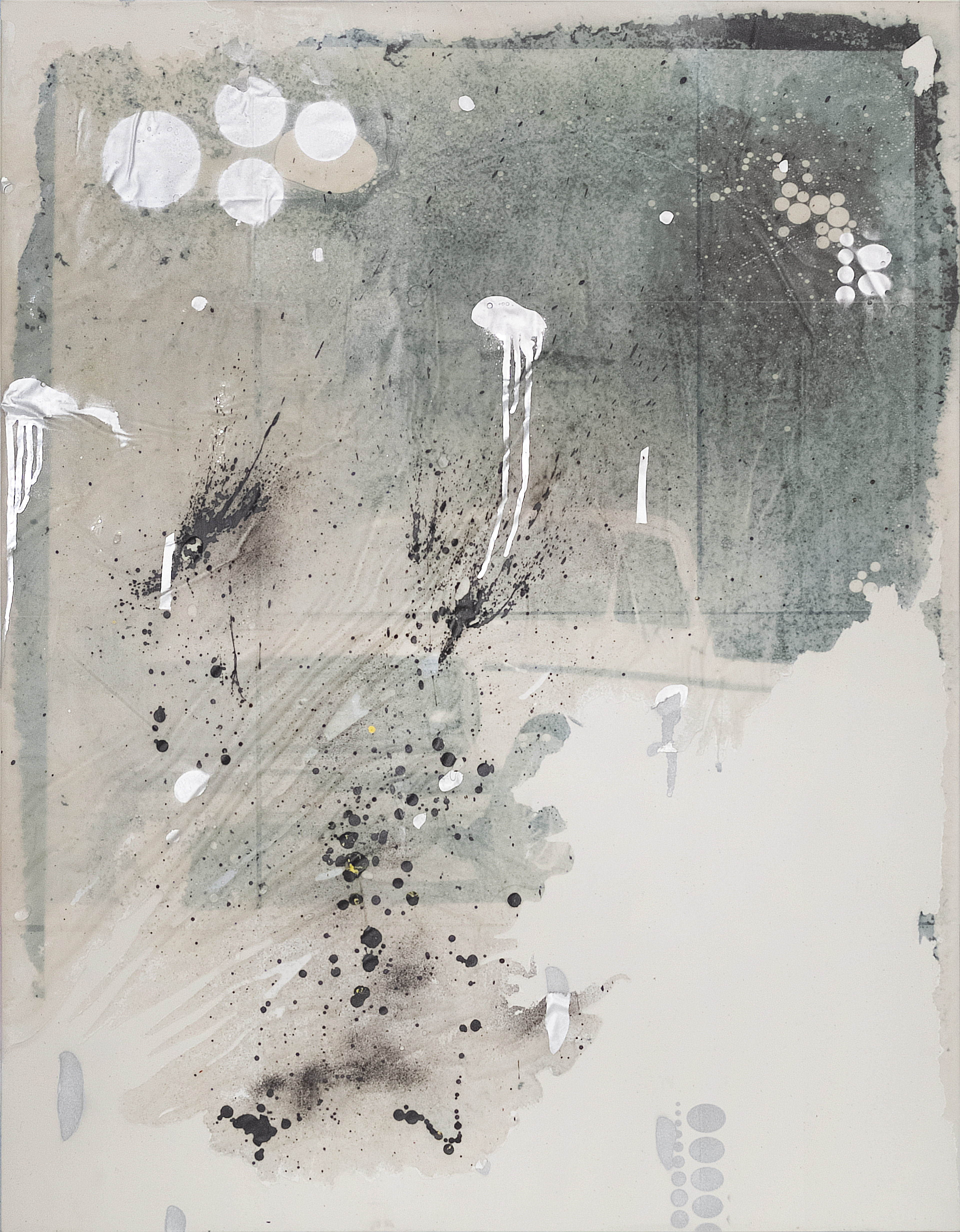 2505007 Every Today(k), 2025, Collage of Pigmented Dye-Printed Photo Paper on Canvas followed Acrylic Paint and Synthetic Resin(Epoxy), 116.8 x 91 x 4cm