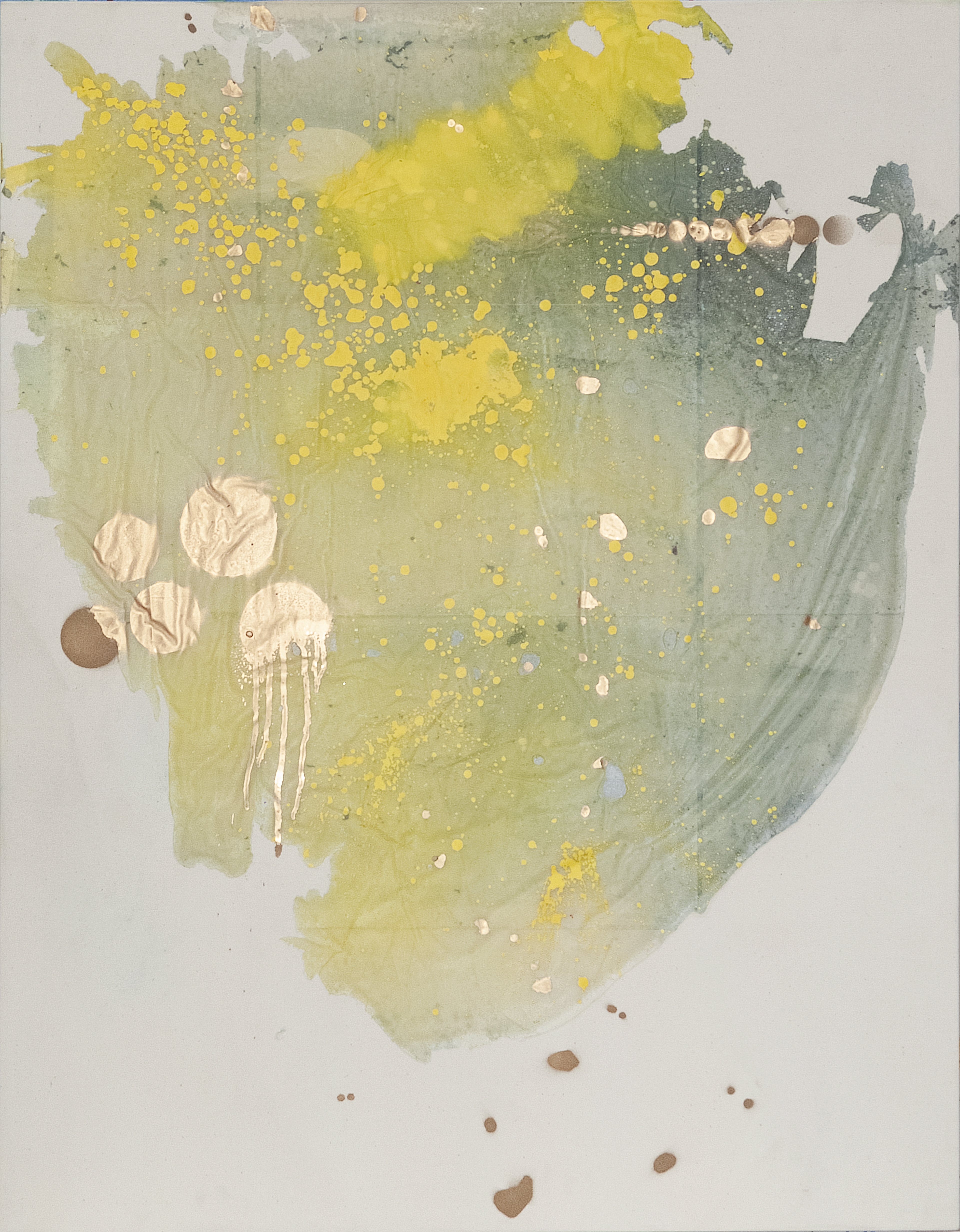 2505005 Every Today(y), 2025, Collage of Pigmented Dye-Printed Photo Paper on Canvas followed Acrylic Paint and Synthetic Resin(Epoxy), 116.8 x 91 x 4cm