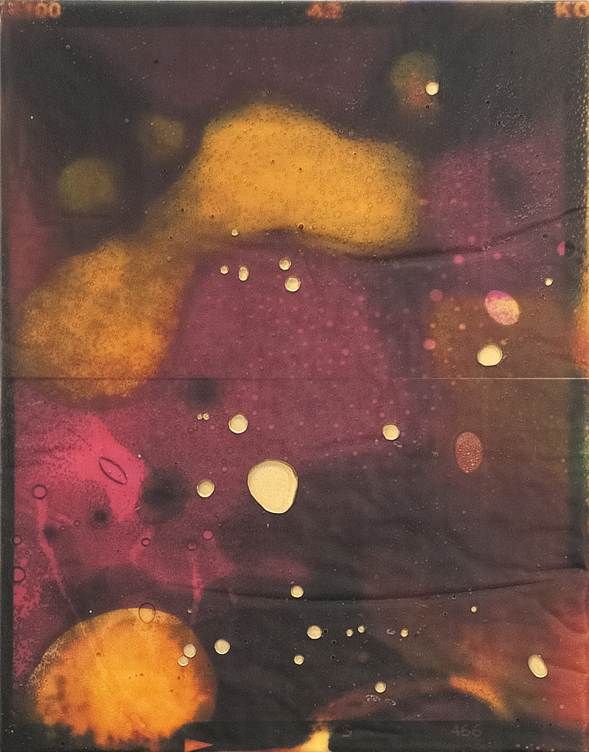 2507002 Some Month Some Day, 2025, Collage of Pigmented Dye-Printed Photo Paper on Canvas followed by Acrylic Paint and Synthetic Resin(Epoxy), 53 x 41.5 x 4cm