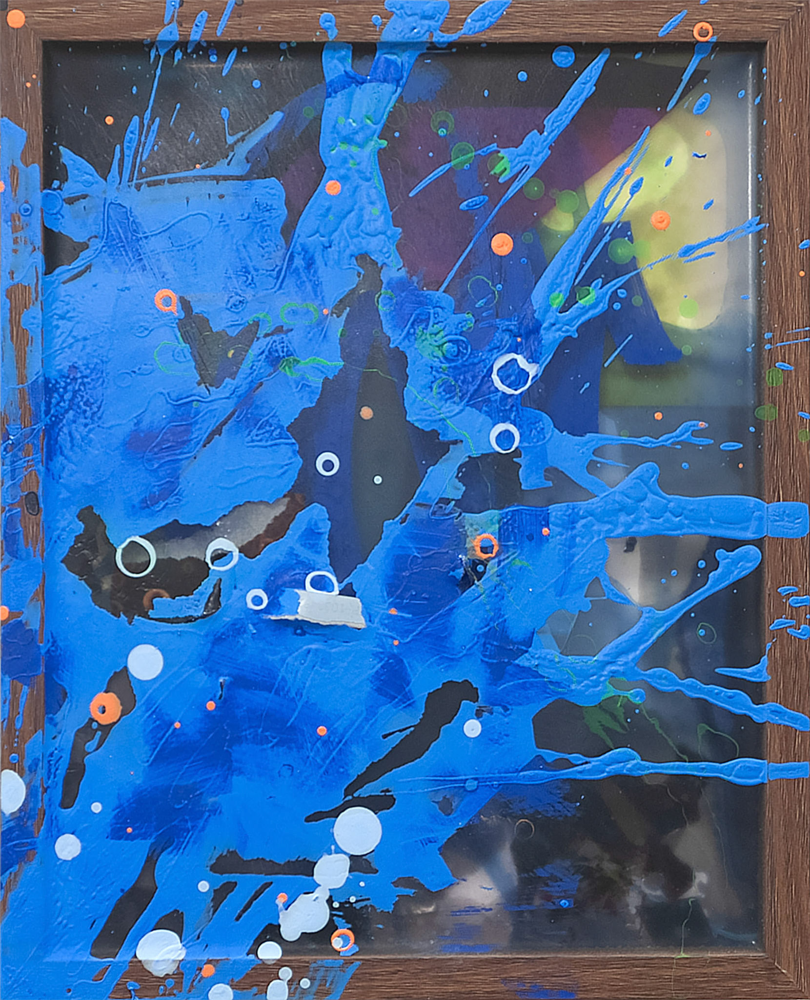 2402003 Broken R.G.B., 2024, Mixed Media on Wood Frame, 27 x 21.9 x 3cm