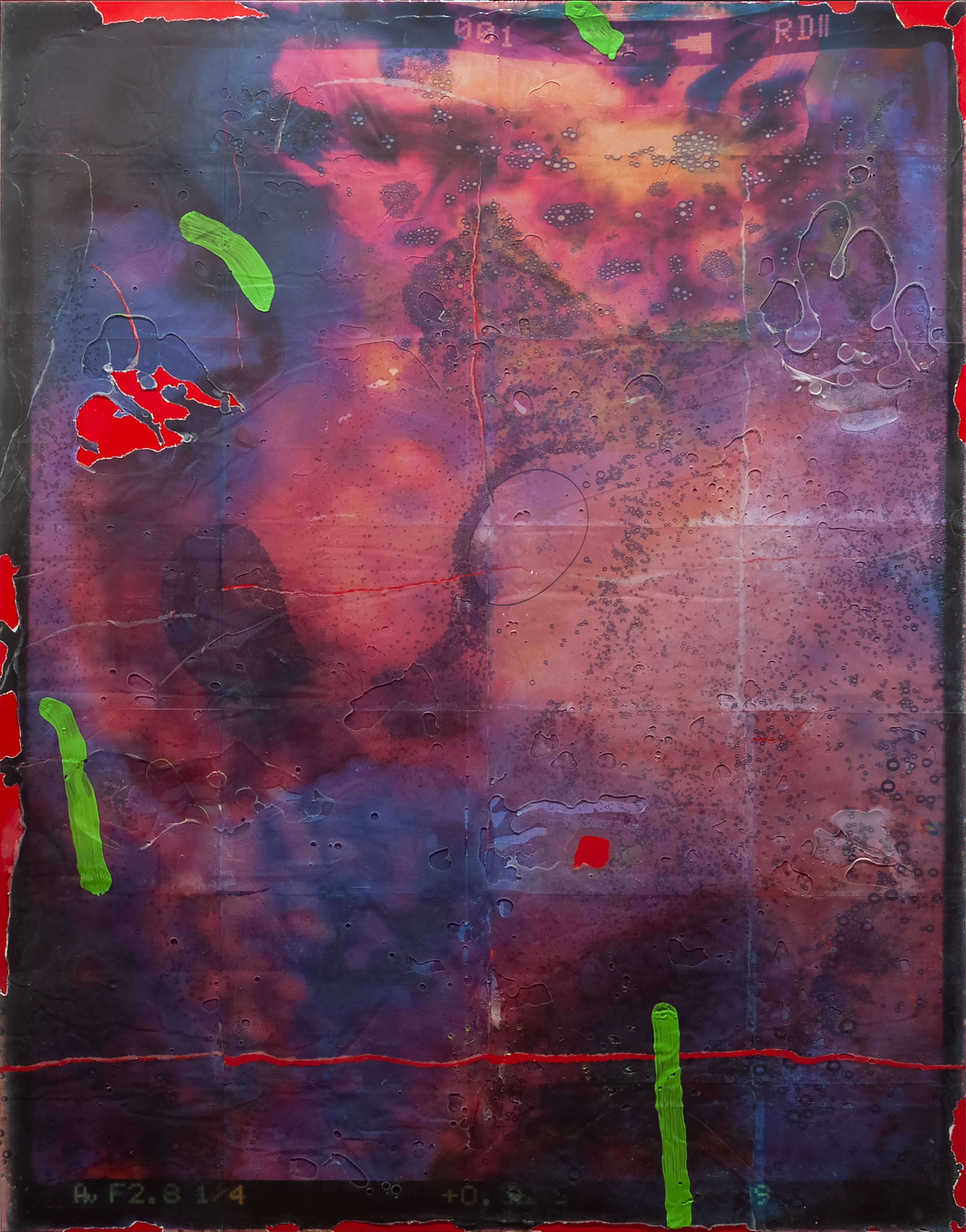 2403002 Unofficial Record, 2023, Mixed Media on Canvas, 193.9 x 152 x 3cm 